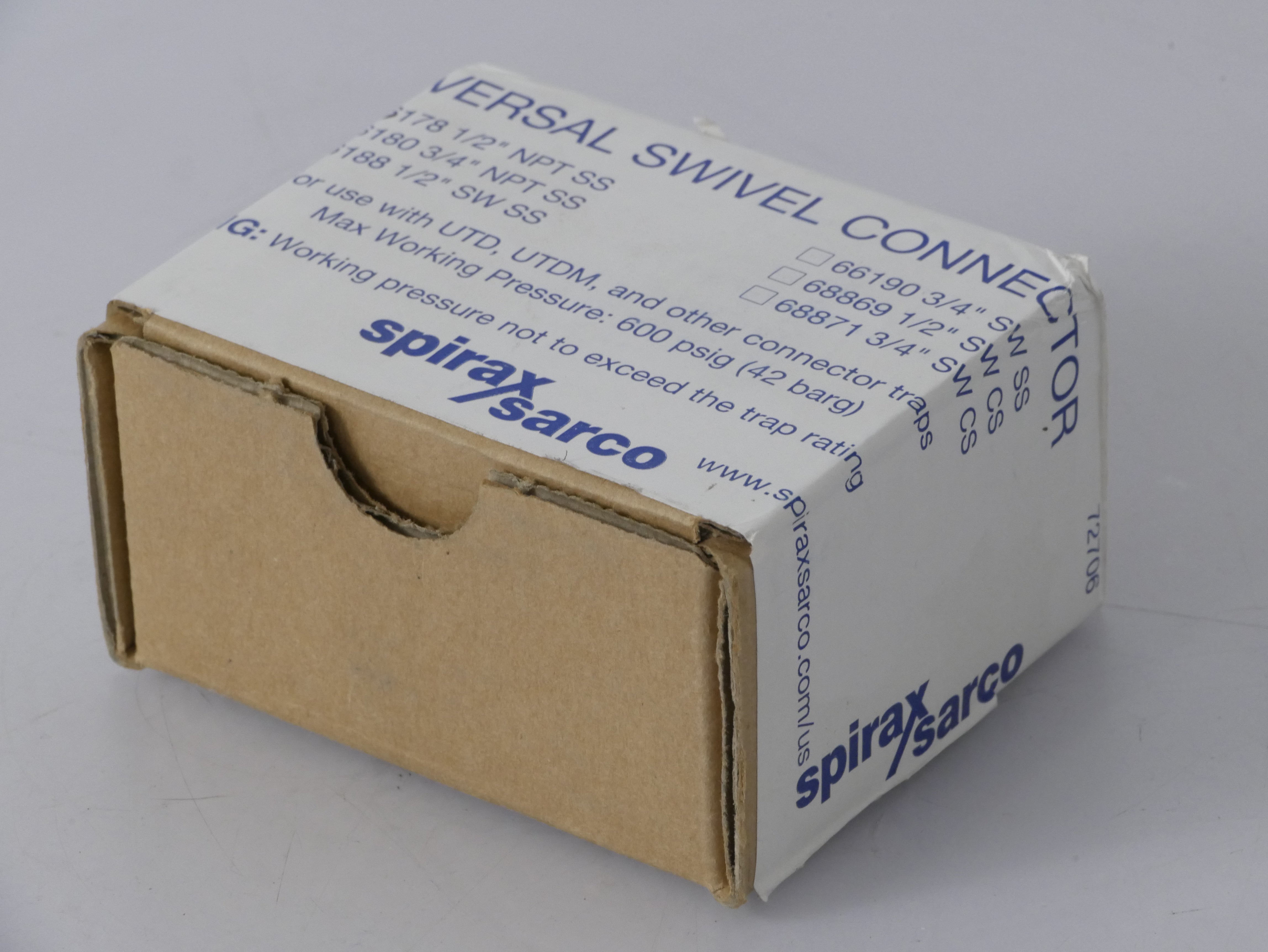Spirax Sarco 3/4" NPT Universal Swivel Connector 66180