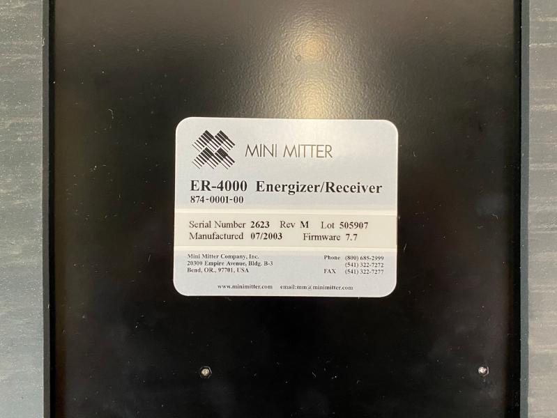 Mini-Mitter Co. ER-4000 Specimen Energizer/Receiver *Untested*