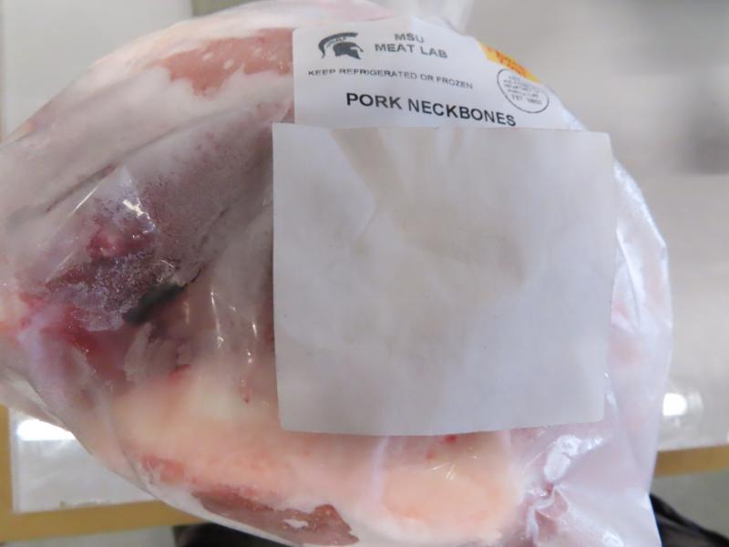MSU Meat Labs Pork Neckbones