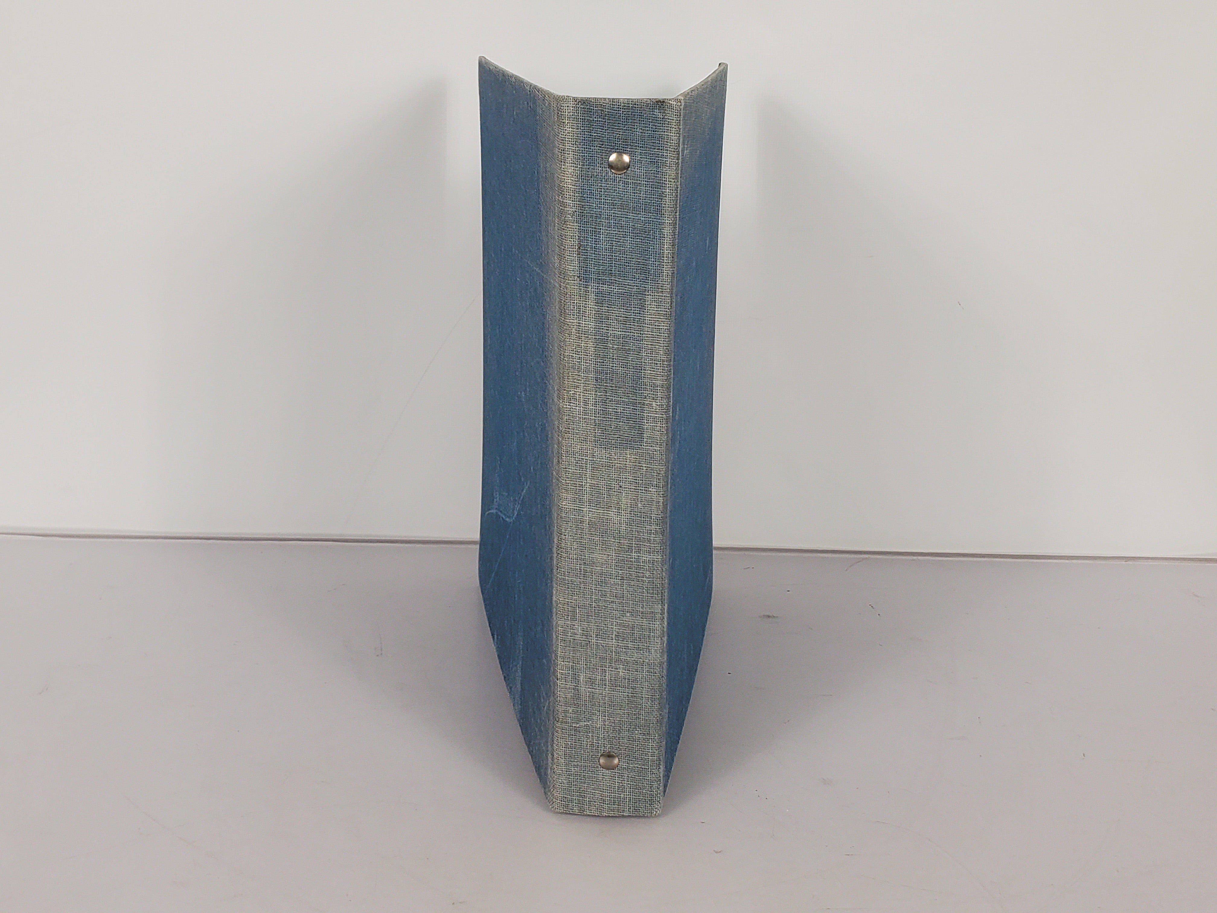 Vintage Mead 25202 Blue Canvas 1" 3-Ring Binder