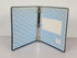 Vintage Mead 25202 Blue Canvas 1" 3-Ring Binder