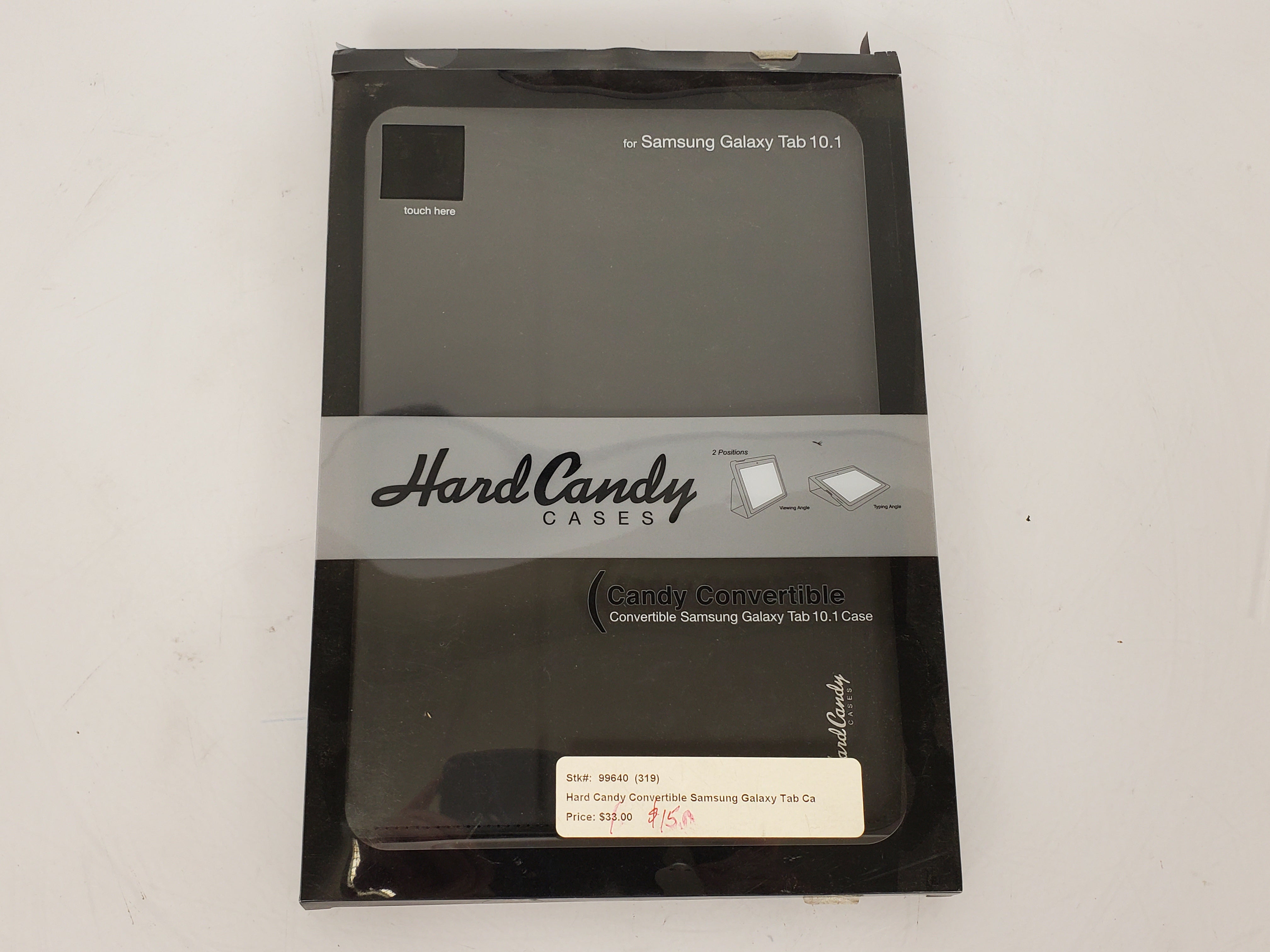 Black Hard Candy Samsung Galaxy Tab 10.1 Convertible Case