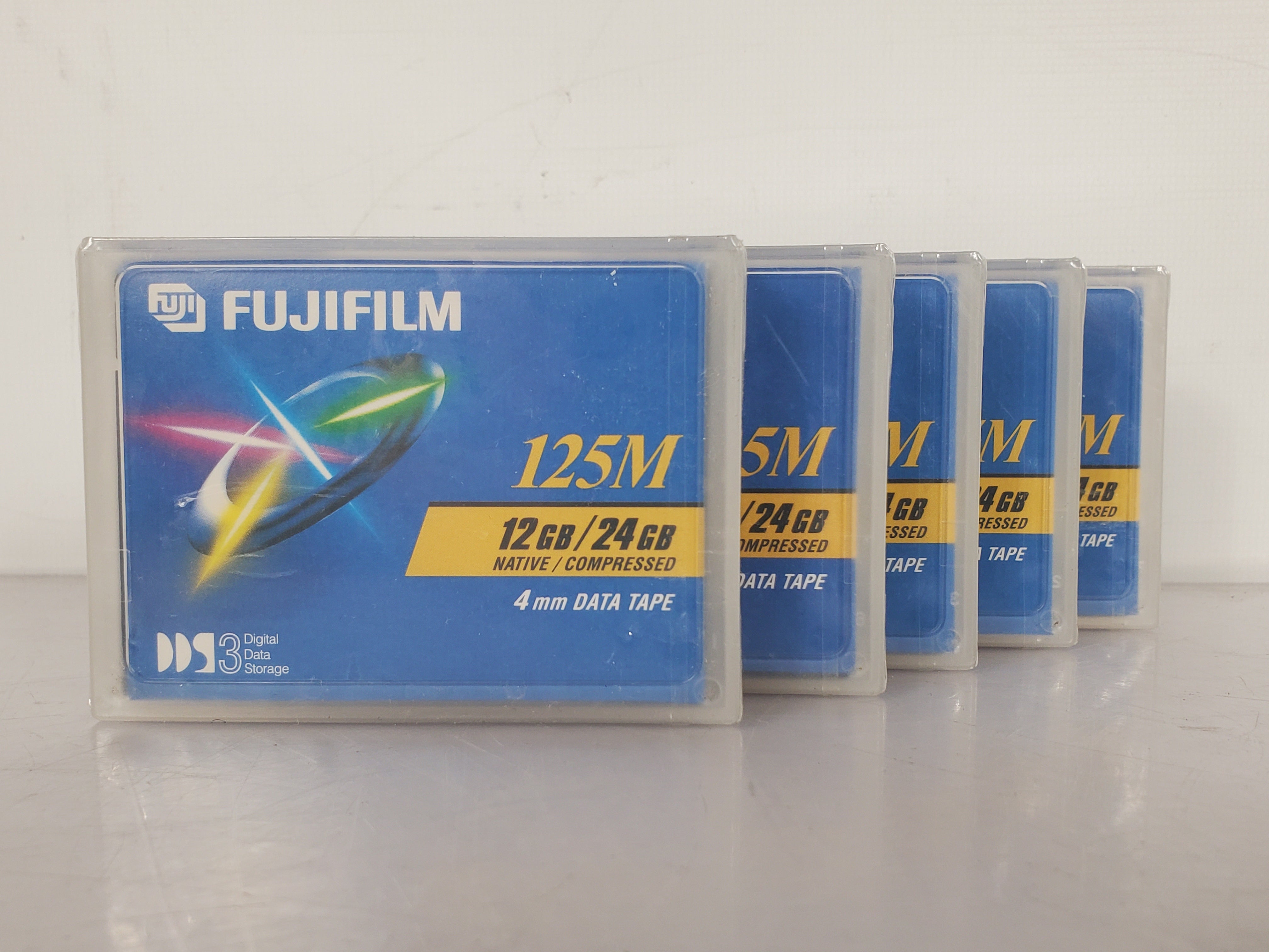 Lot of 5 Fujifilm DDS3 125M 12GB/24GB 4mm Data Tape