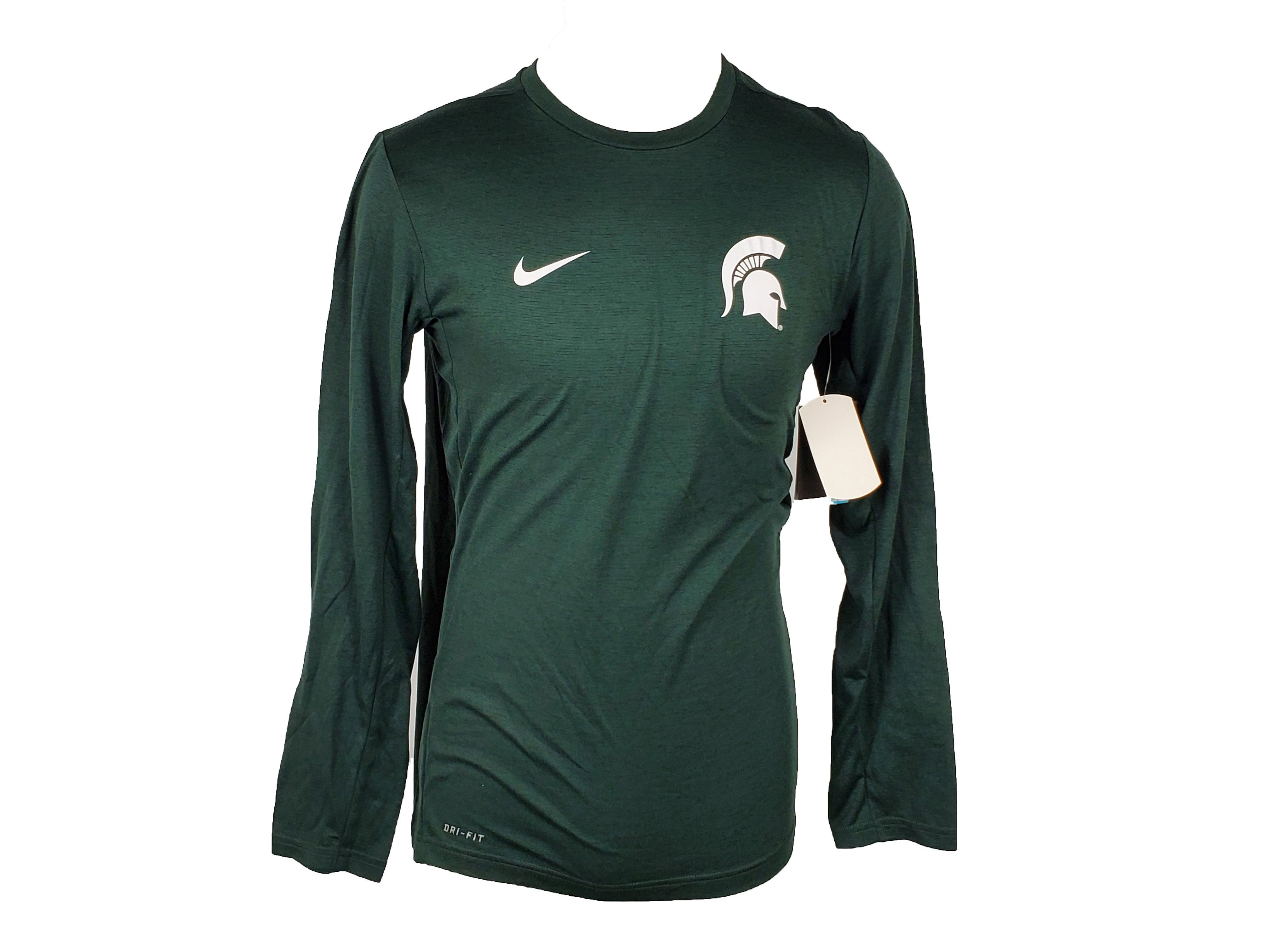 Nike Green Dri-Fit Long Sleeve T-Shirt Men's Size S
