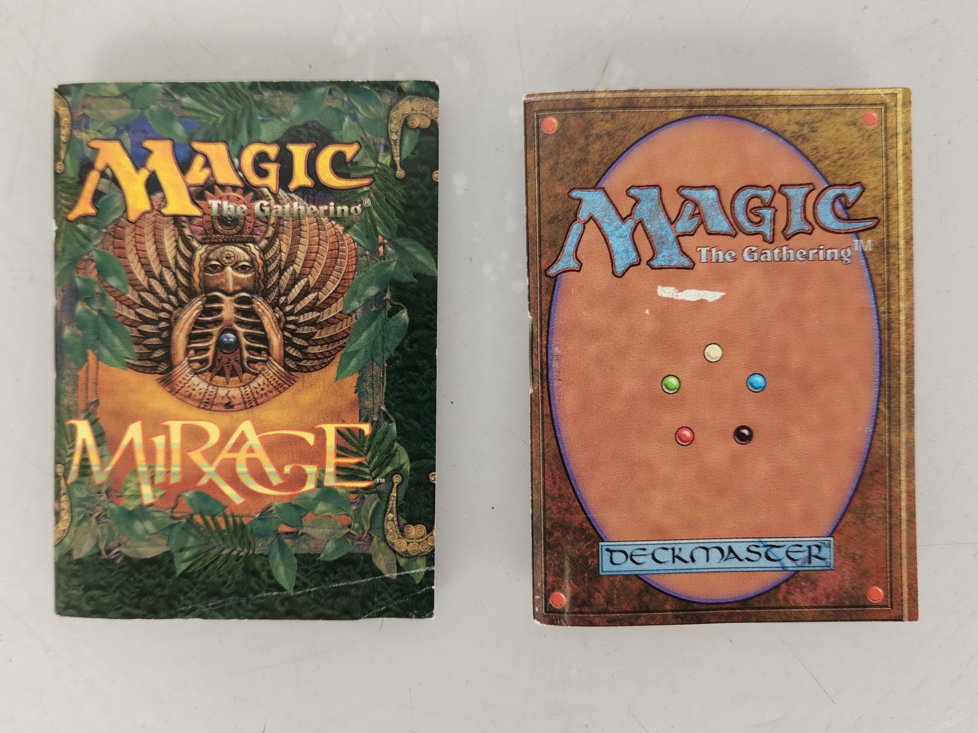 Magic the Gathering Mirage Empty Starter Deck Box with Manual and Rulebook