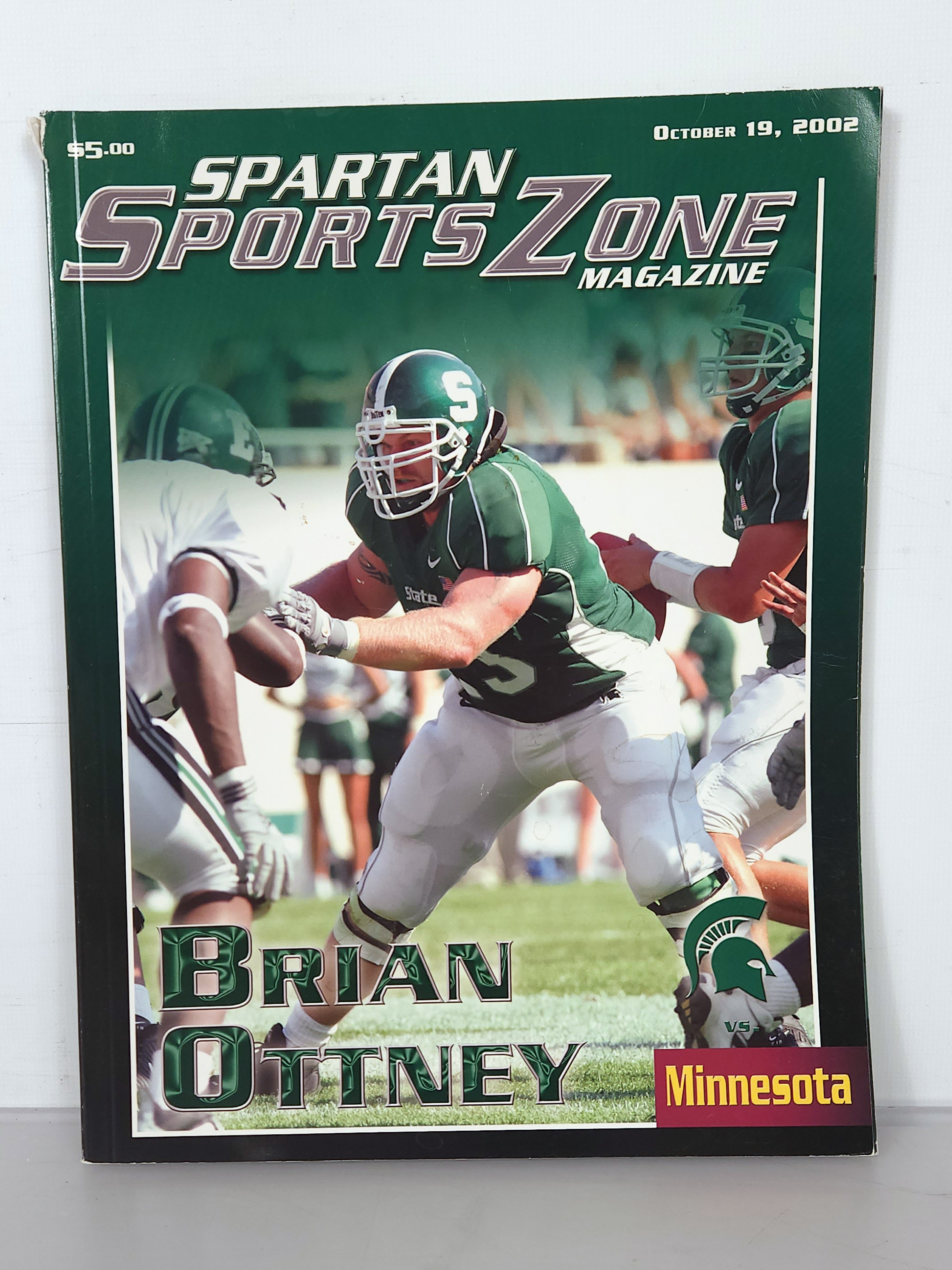 Spartan SportsZone Magazine 10-19-2002 MSU v Minnesota