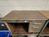 Steelcase Brown 3-Drawer Tanker Desk with Brown Top