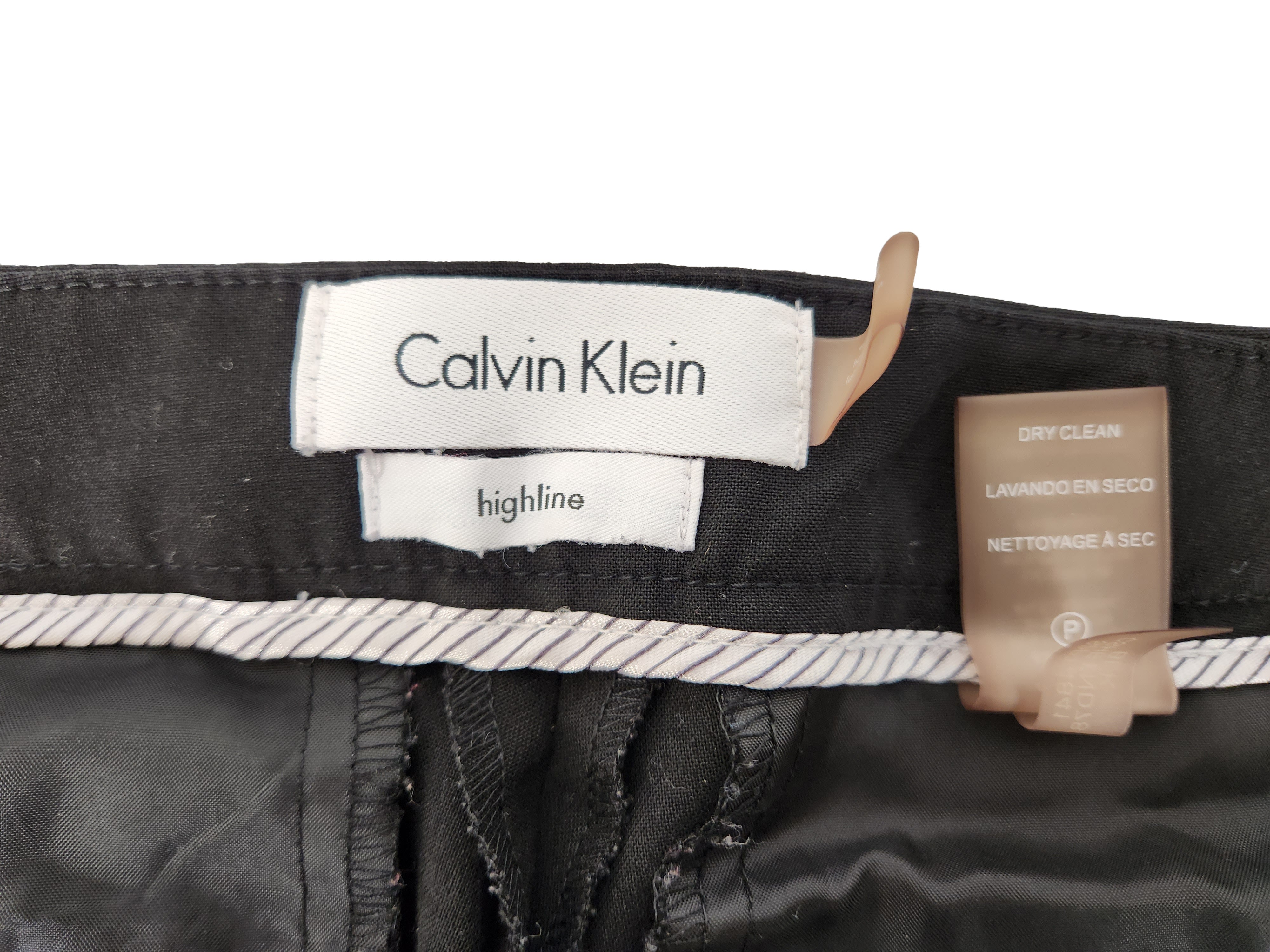 Calvin Klein Black Highline Dress Pants Women's Size 8