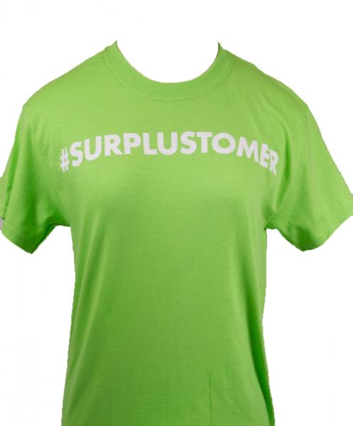 MSU #Surplustomer Lime Green T-Shirt