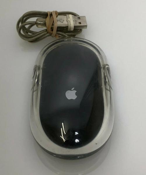 Black Apple Pro Mouse M5769 Wired Optical USB Mouse
