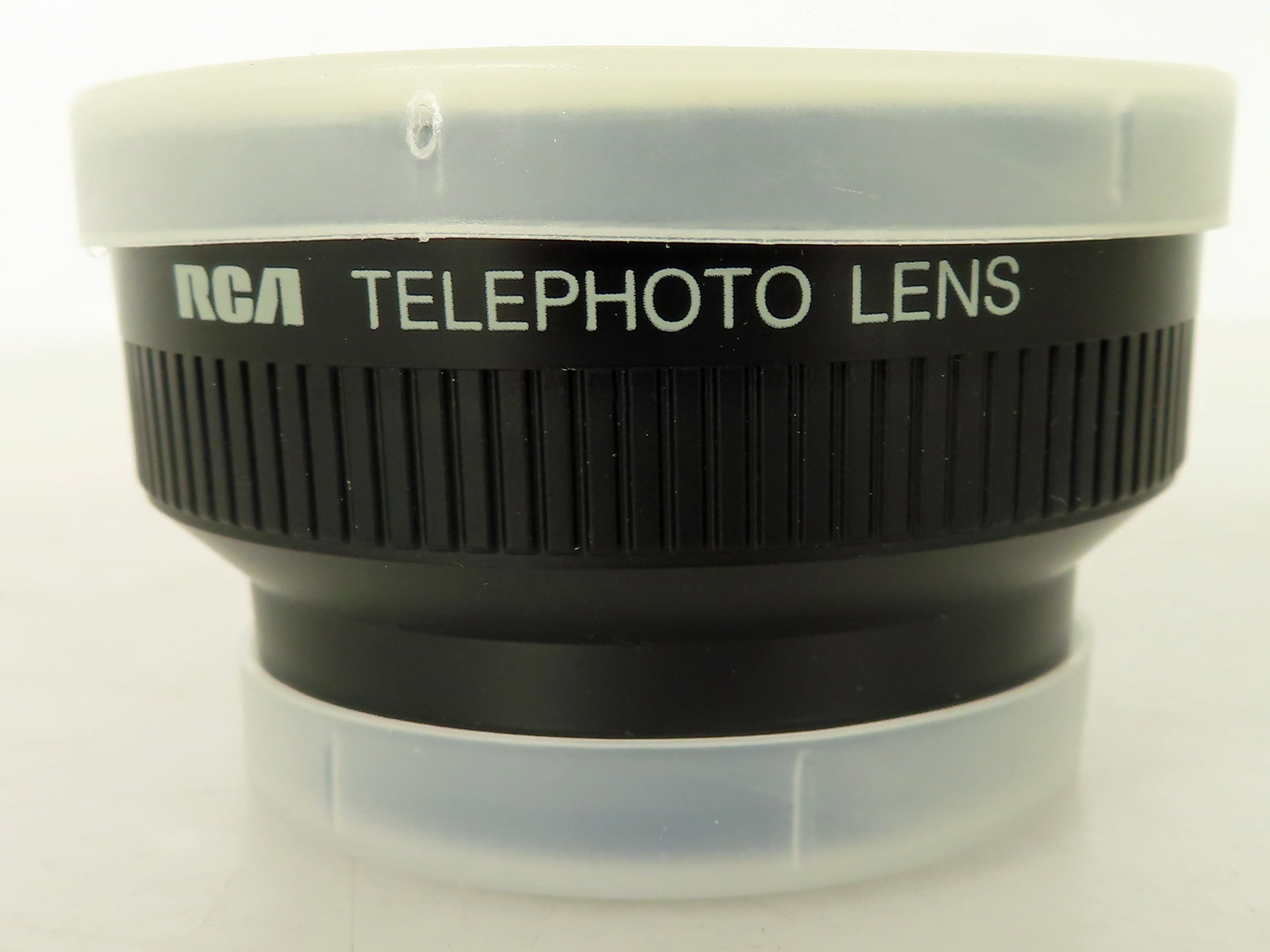RCA Telephoto Lens w/ Caps & Protective Case