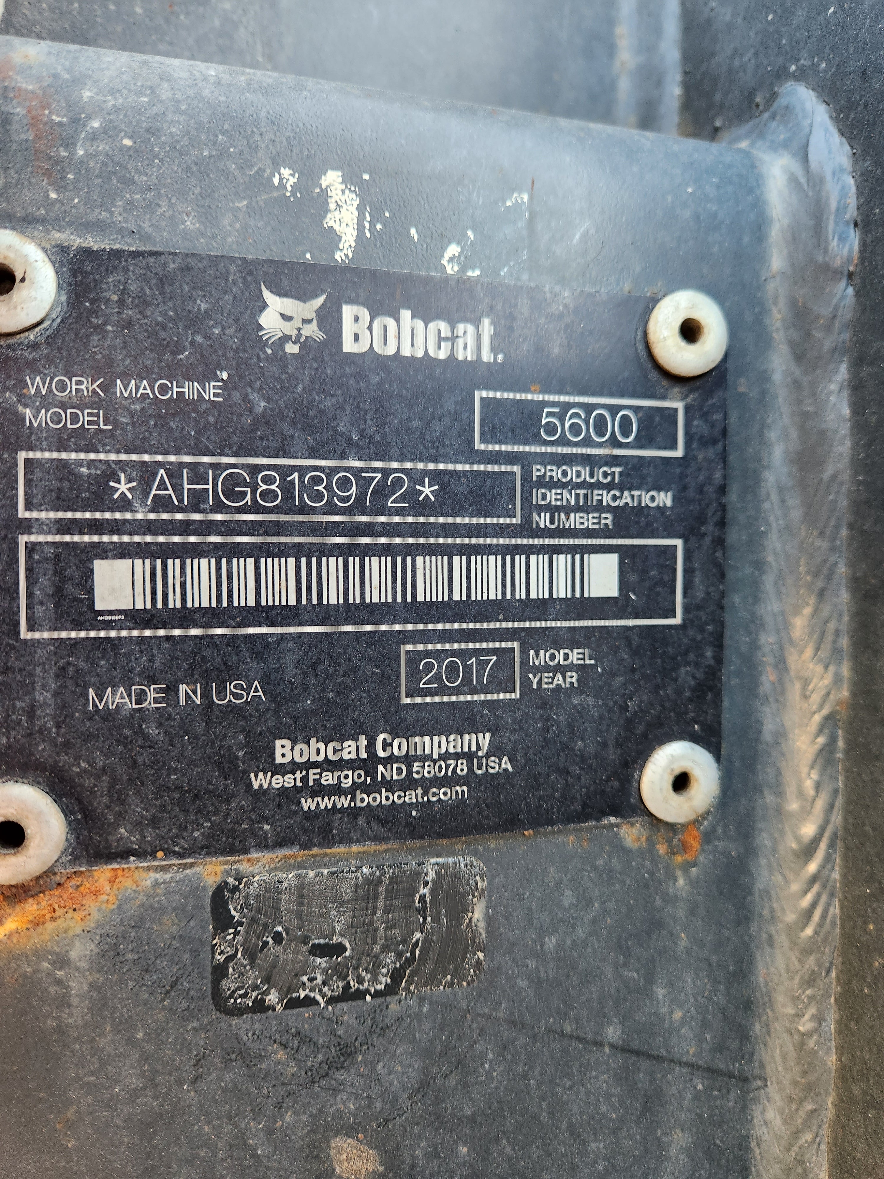 2017 Bobcat 5600 Toolcat #1