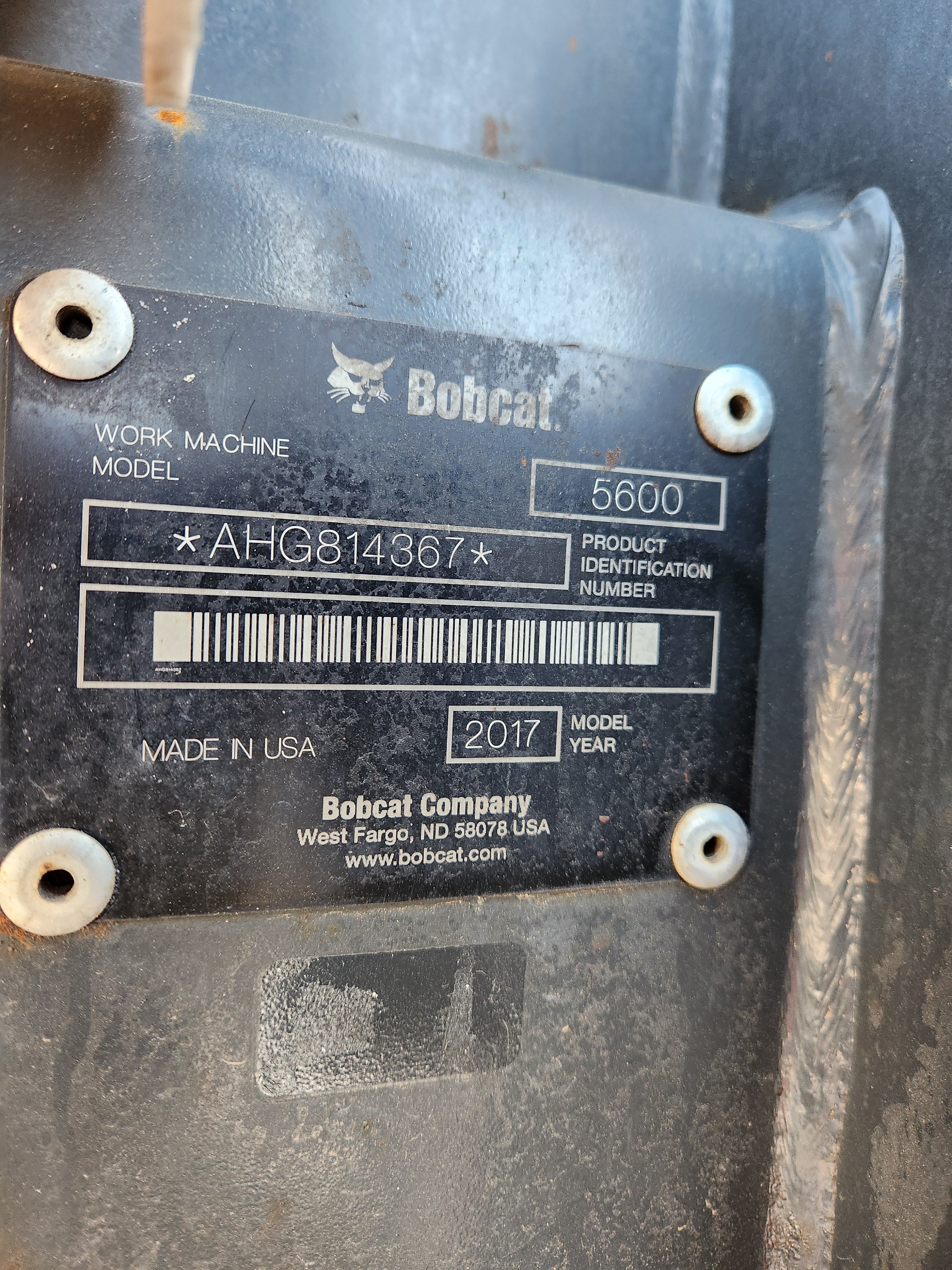 2017 Bobcat 5600 Toolcat #2