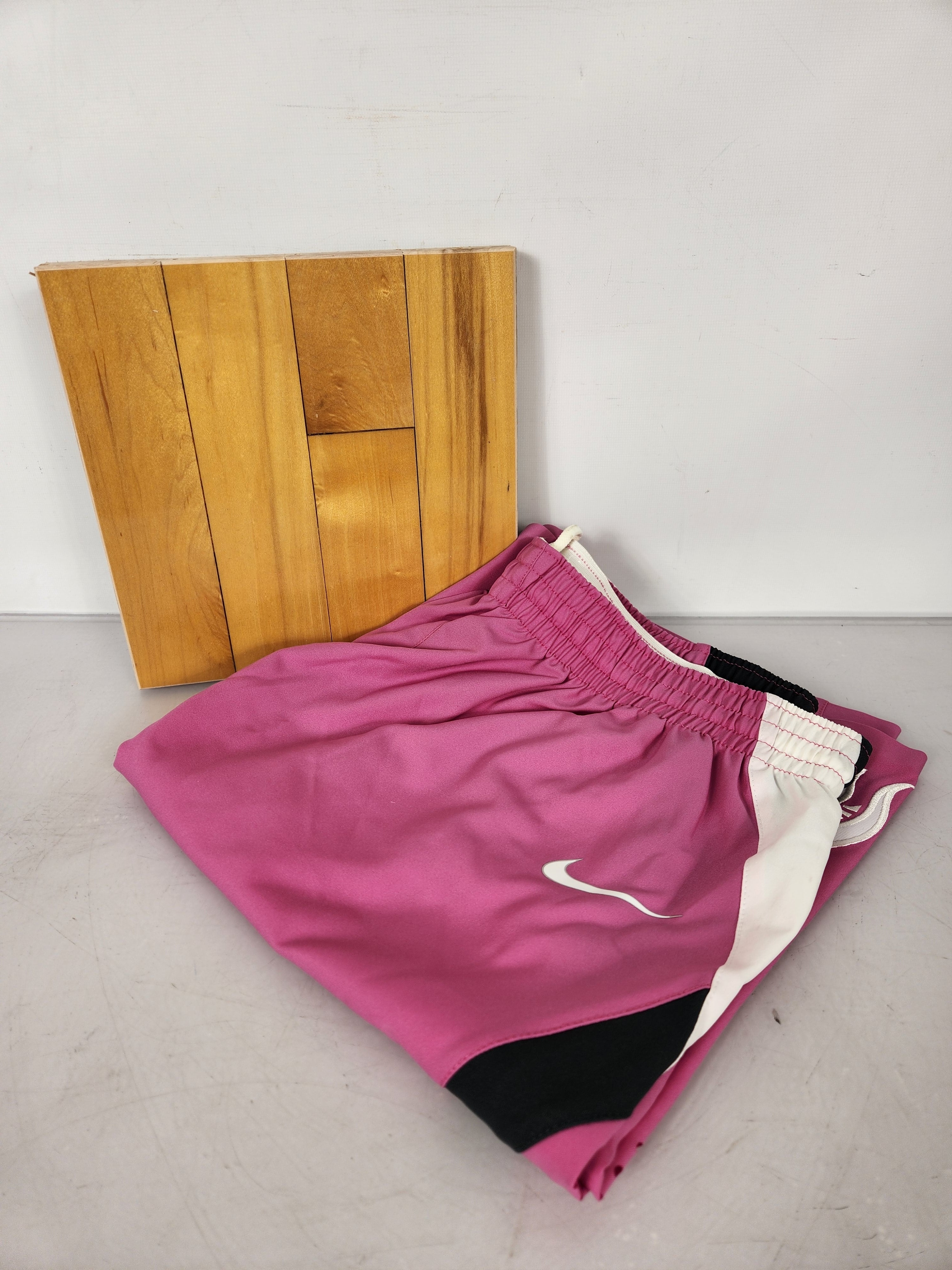 Bundle #76 Basketball Championship Floor Plain with Women's 2012-2013 Pink Basketball Shorts Size 36 +2L
