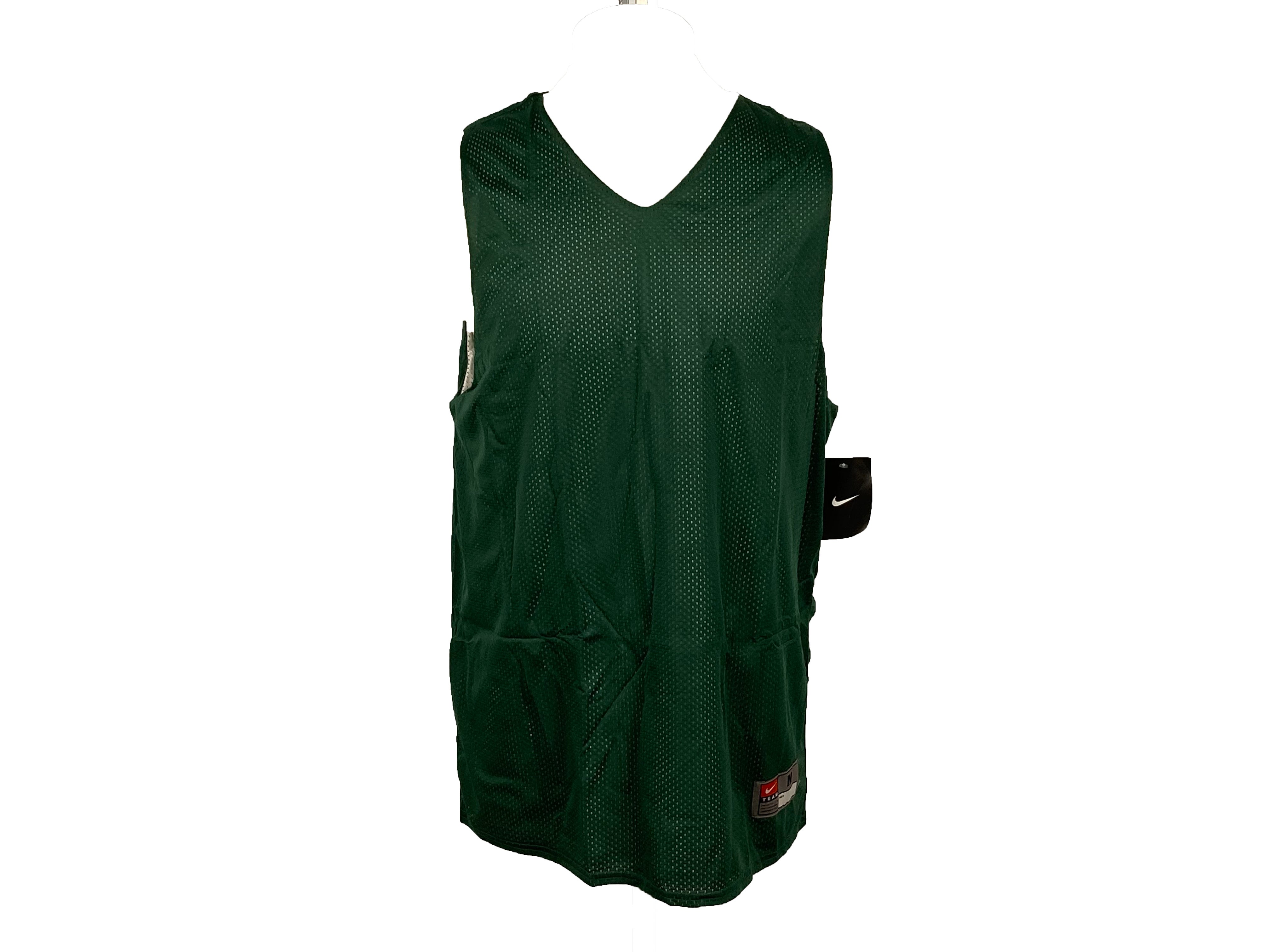 Nike Green/White Reversible Basketball Jersey Men's Size M