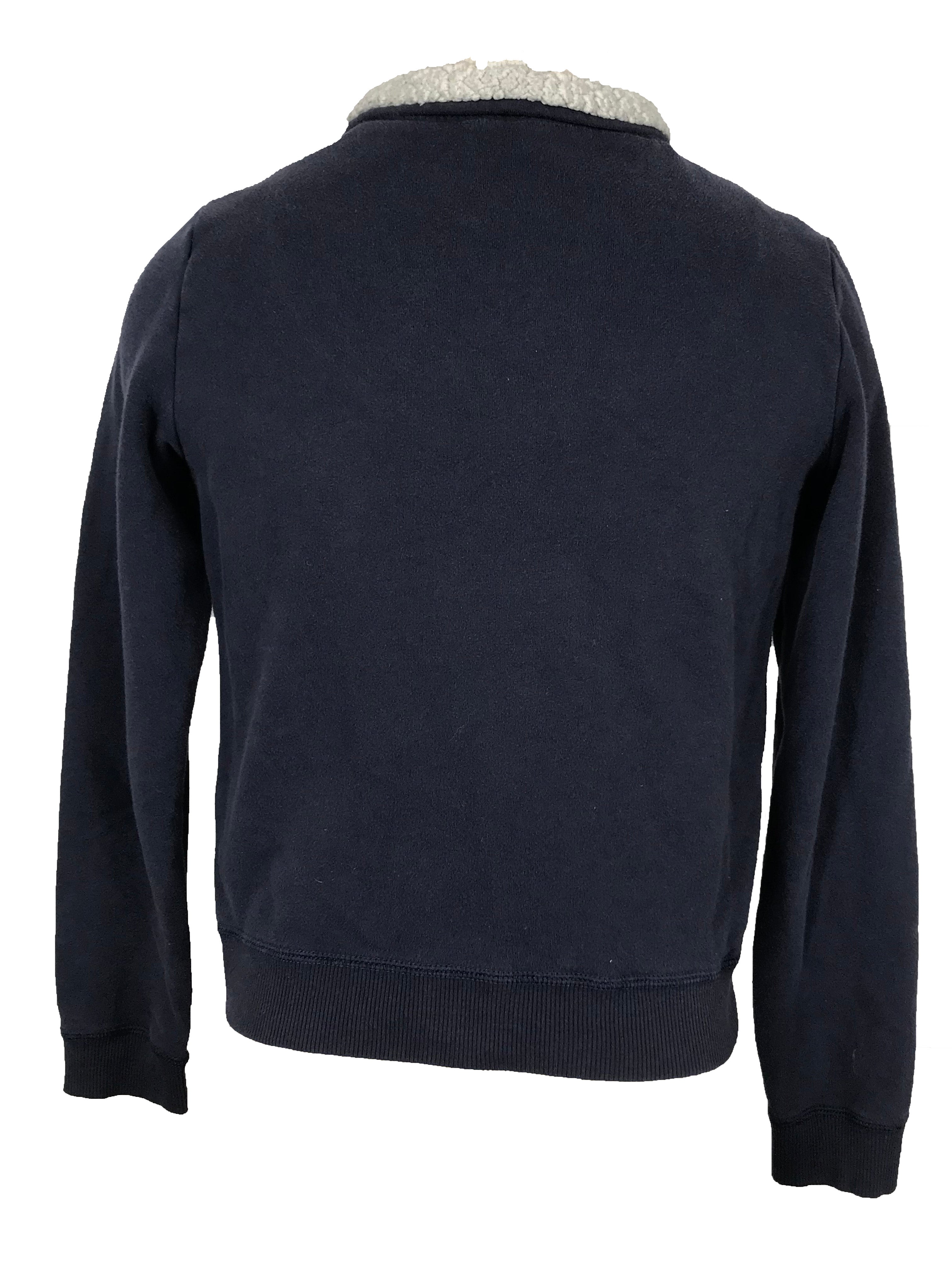 Hollister Blue Quarter Zip Pullover Men's Size M