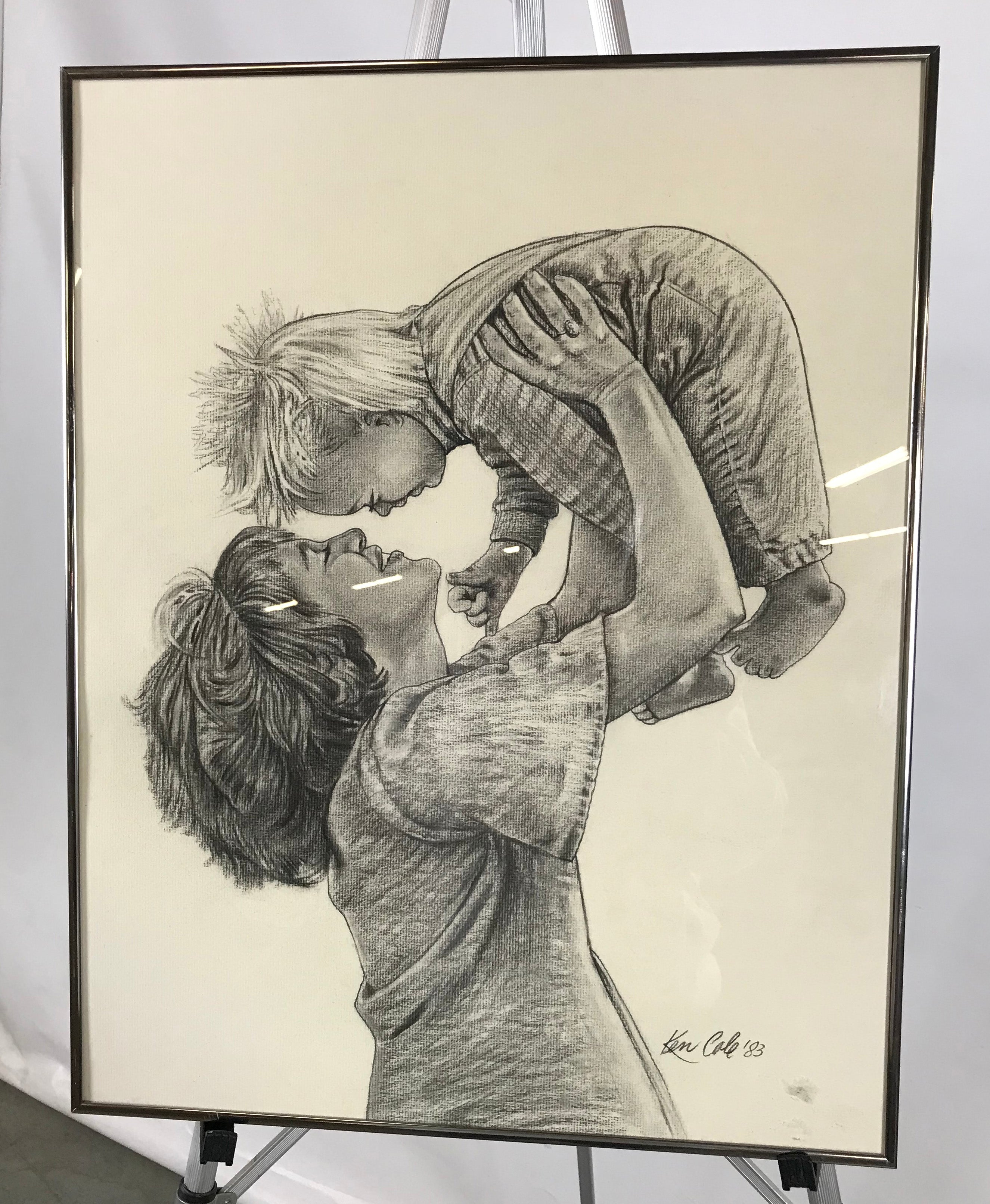 Mother & Child Framed Artwork