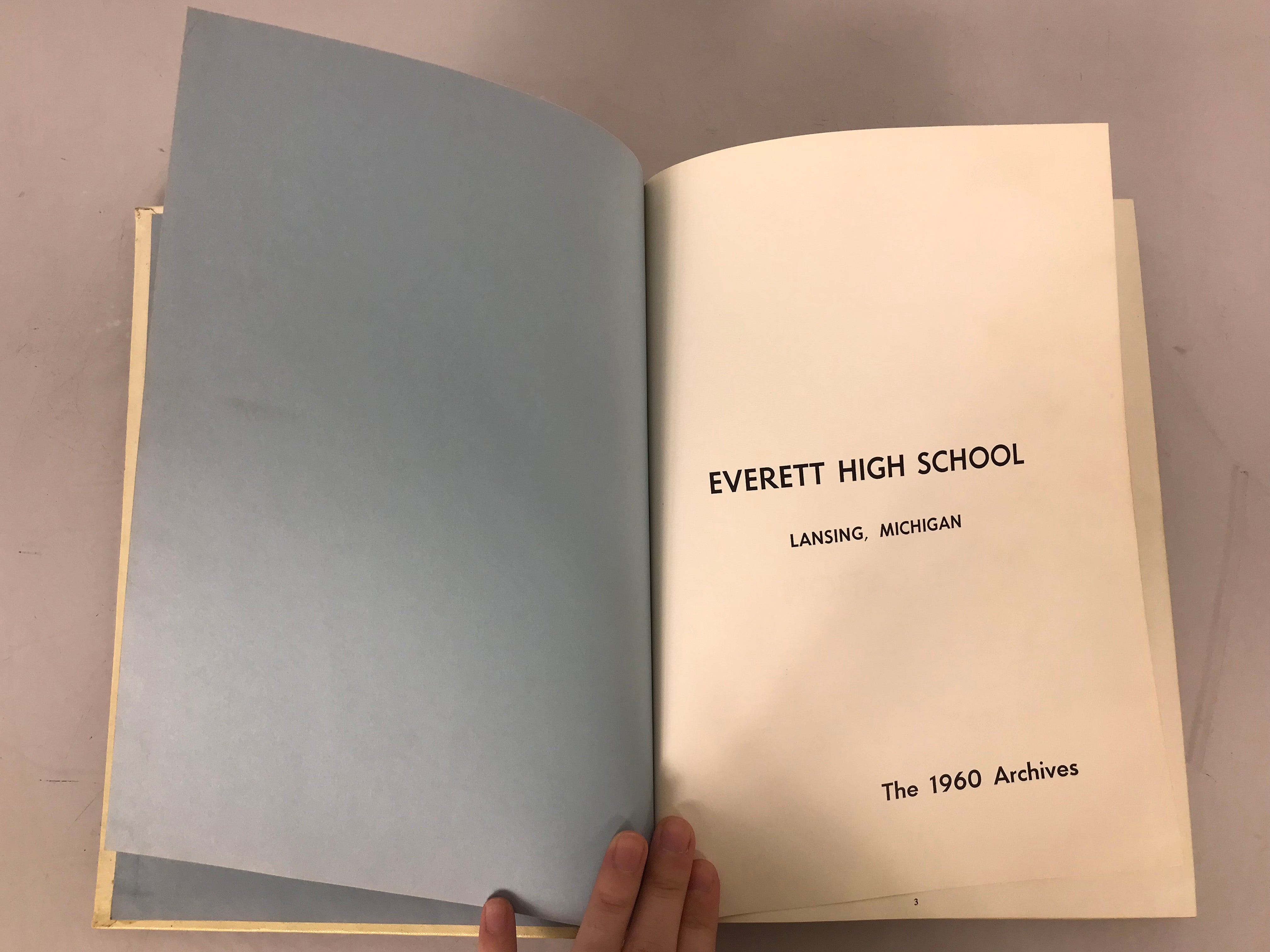 Archives 1960 Everett High School Yearbook Lansing, Michigan
