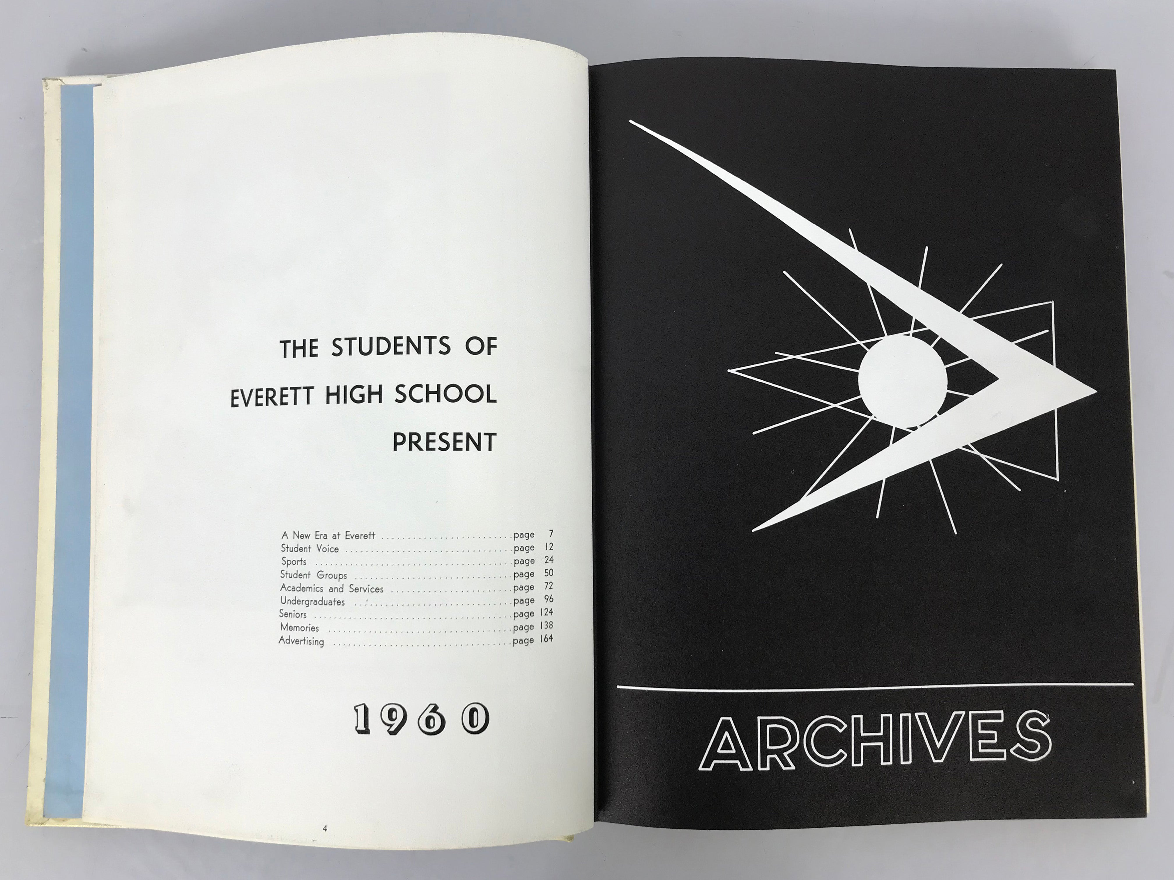 Archives 1960 Everett High School Yearbook Lansing, Michigan