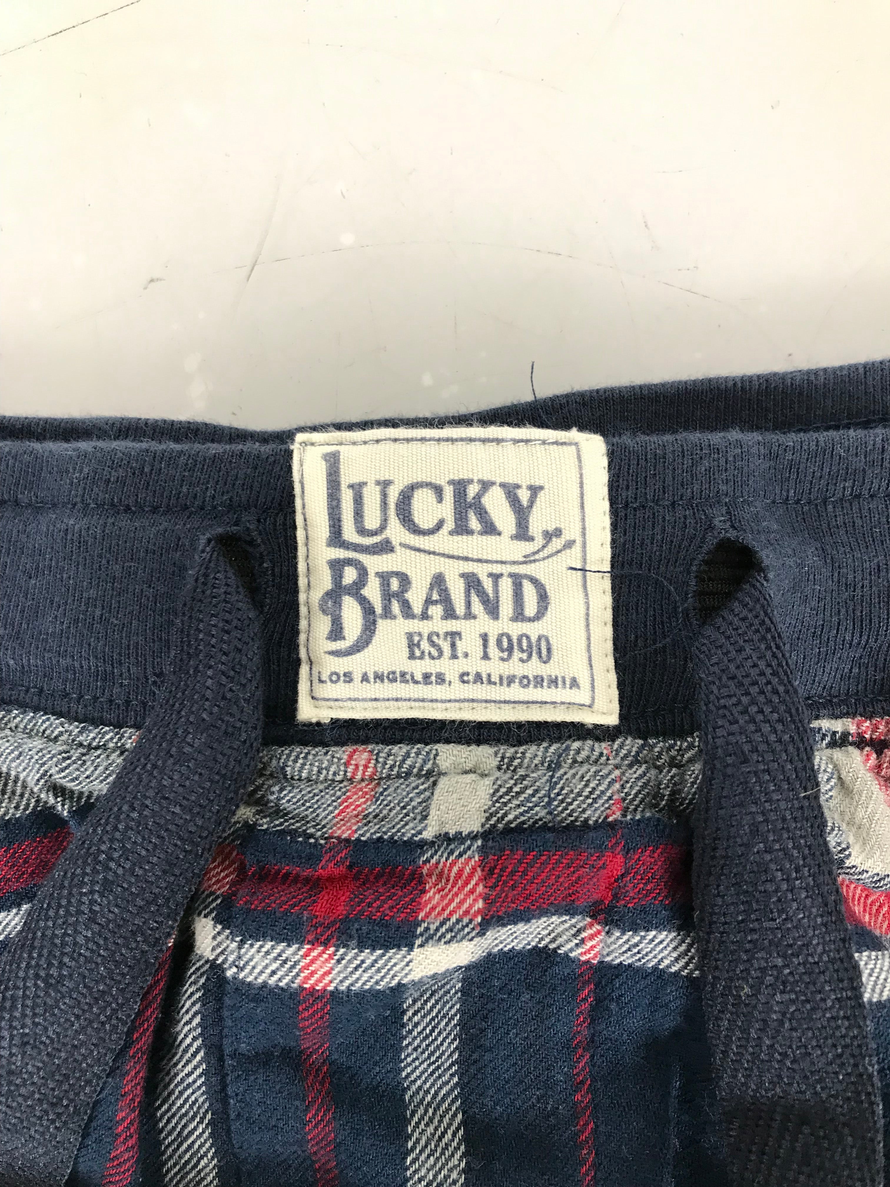 Lucky Brand Flannel Sleepwear Joggers Men's Size L