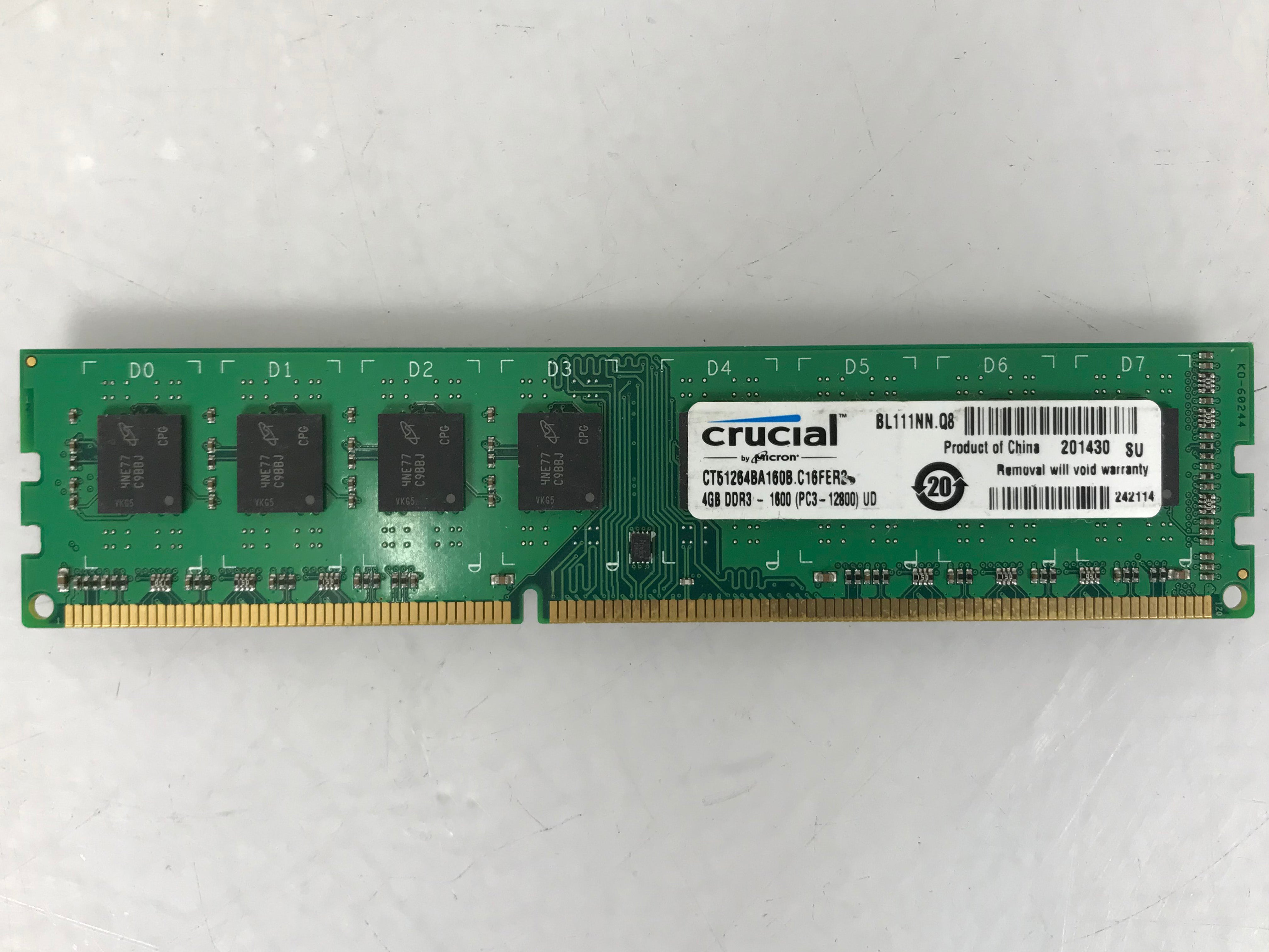 Assorted 4GB DDR3 Desktop RAM