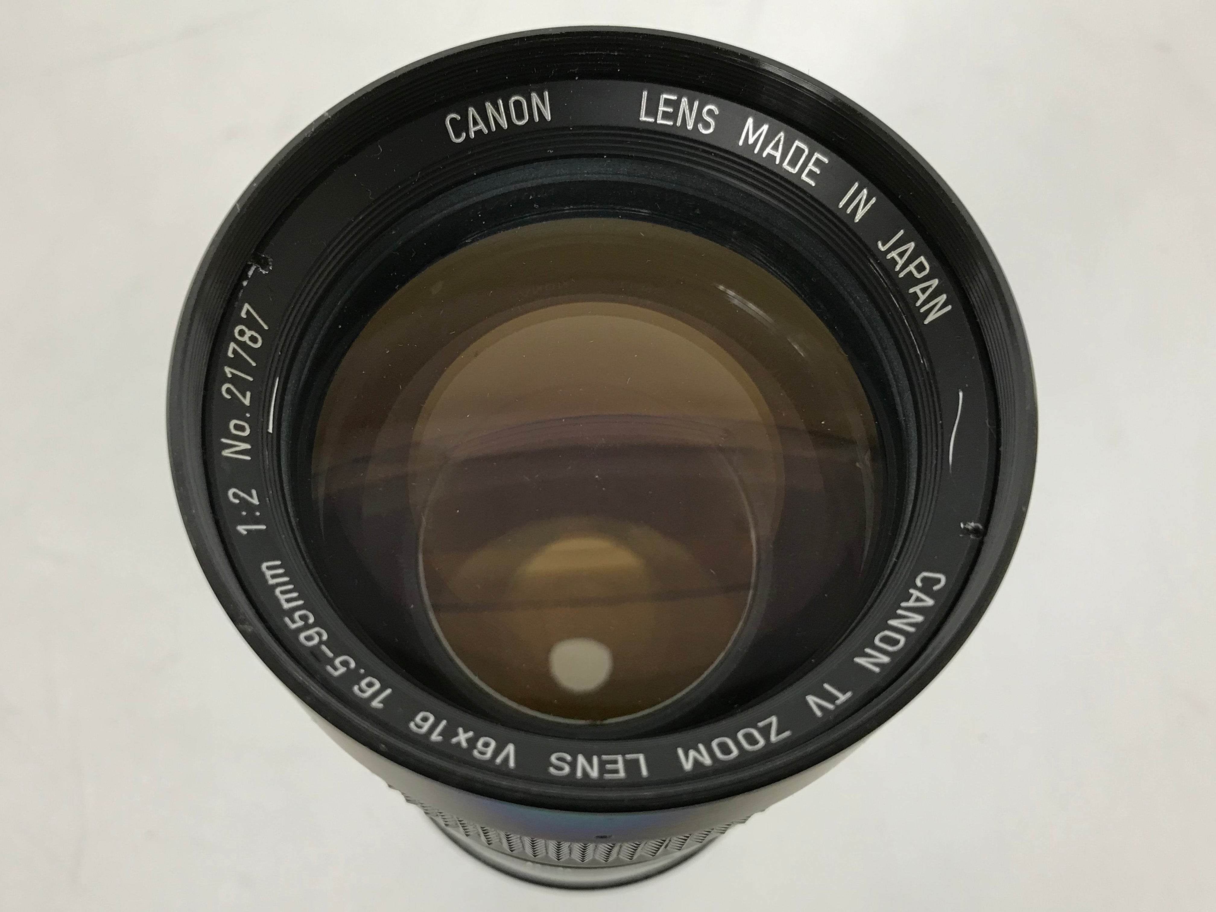 Canon TV Zoom Lens V6x16 16.5-95mm 1:2 No. 21787
