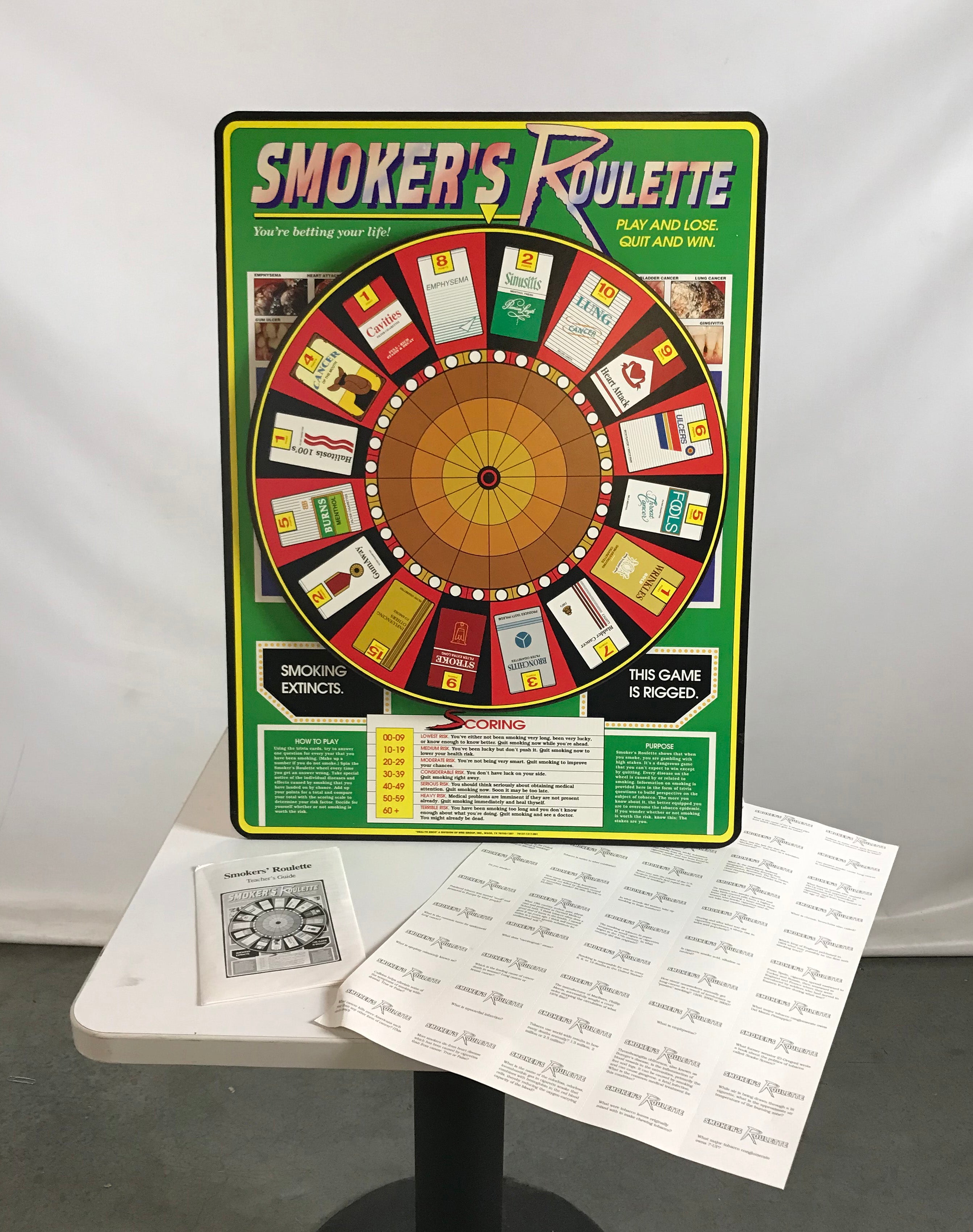 Smokers Roulette Interactive Board
