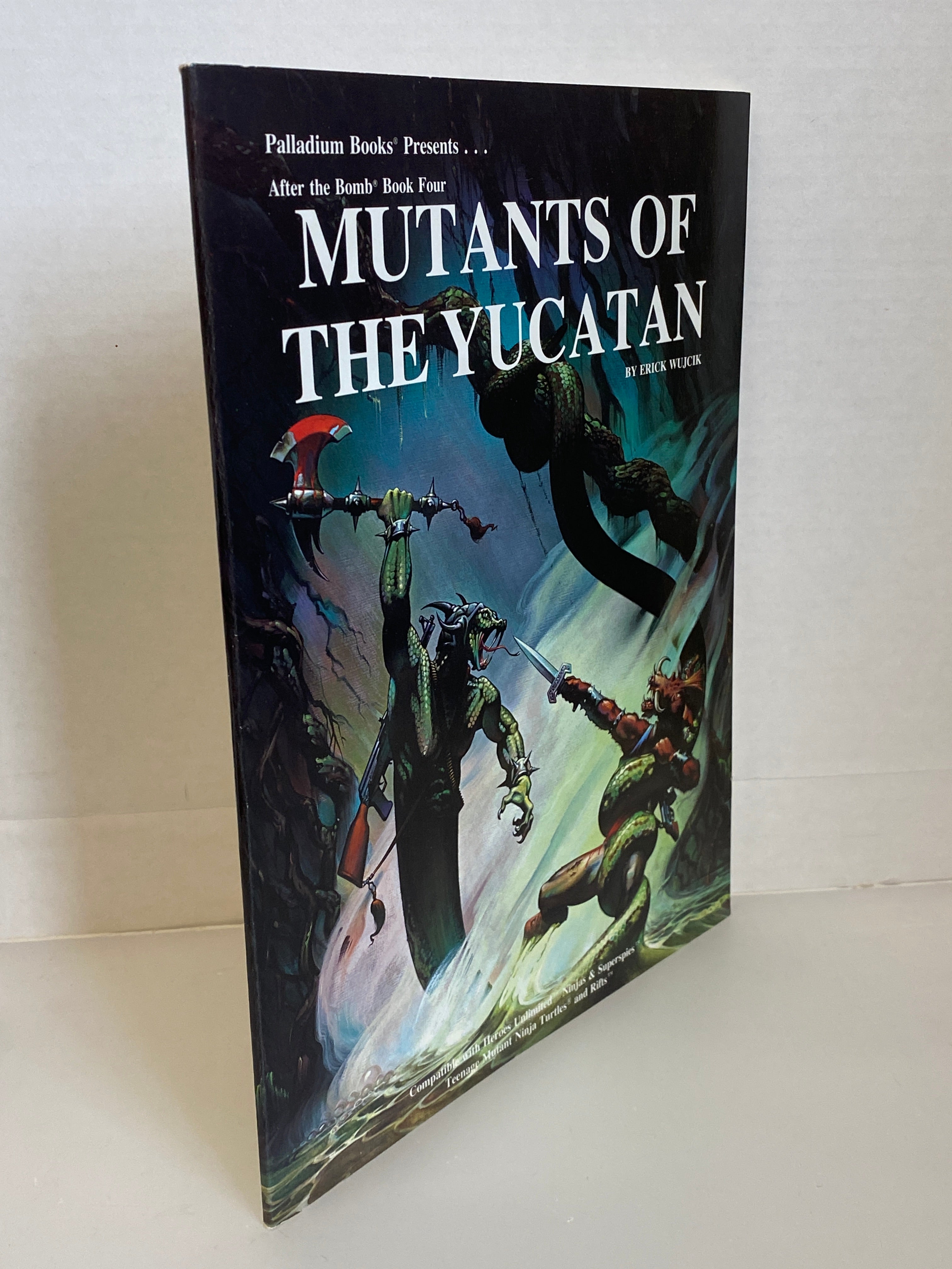 After the Bomb Game Shield & Book 4 Mutants of the Yucatan 1990 TMNT RPG