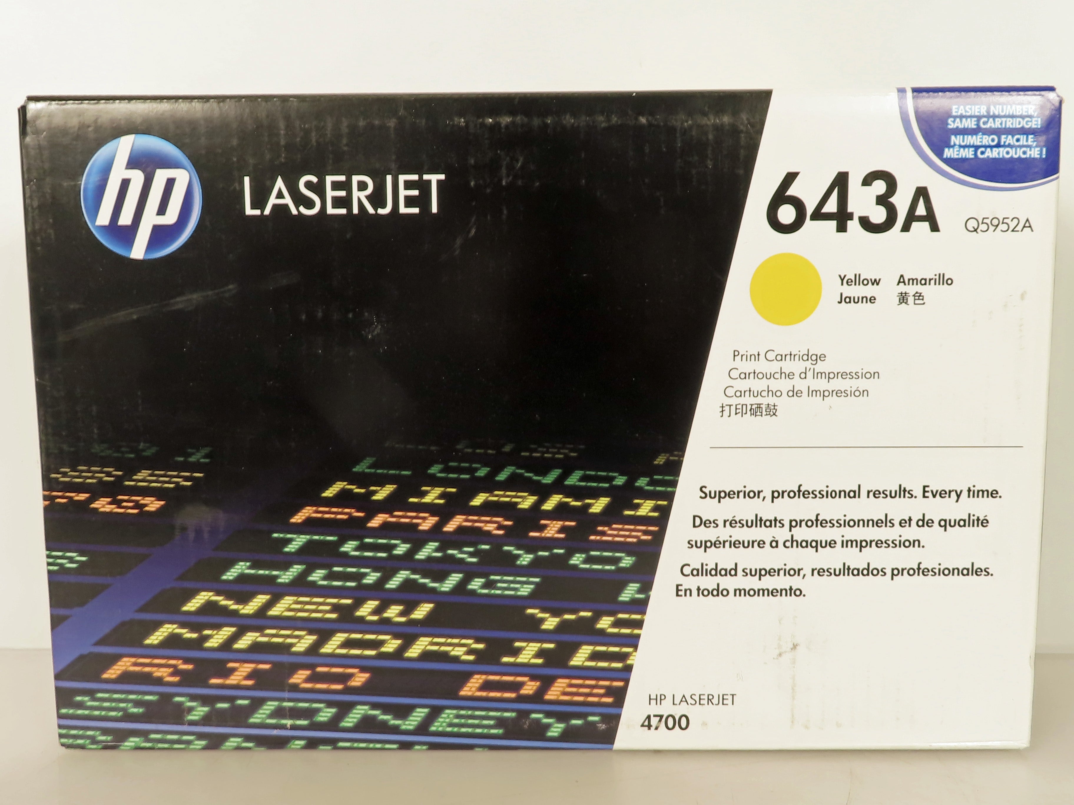 HP 643A Q5952A Yellow Toner Cartridge