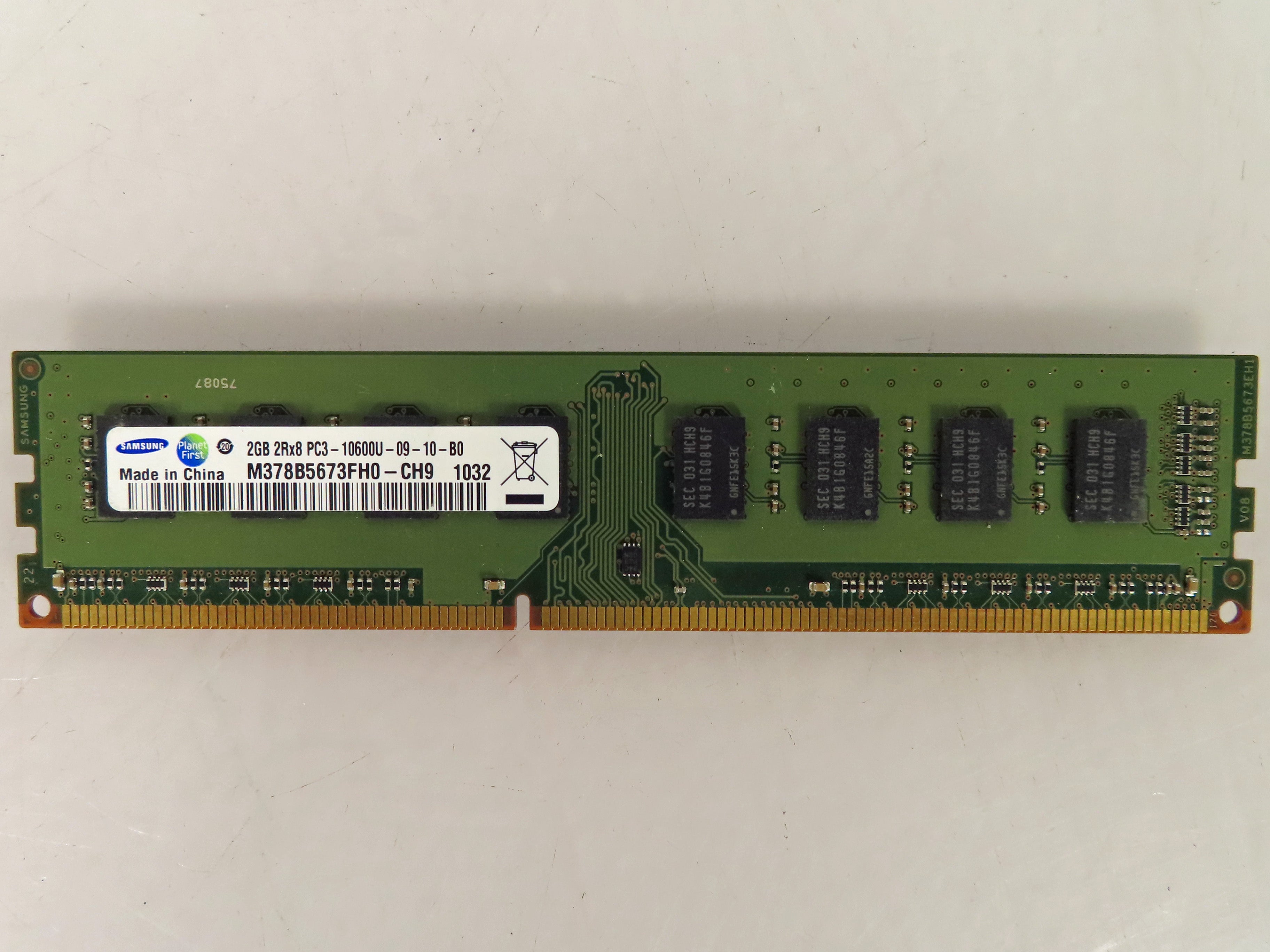 Assorted 2GB 2Rx8 PC3 10600U DIMM Desktop RAM