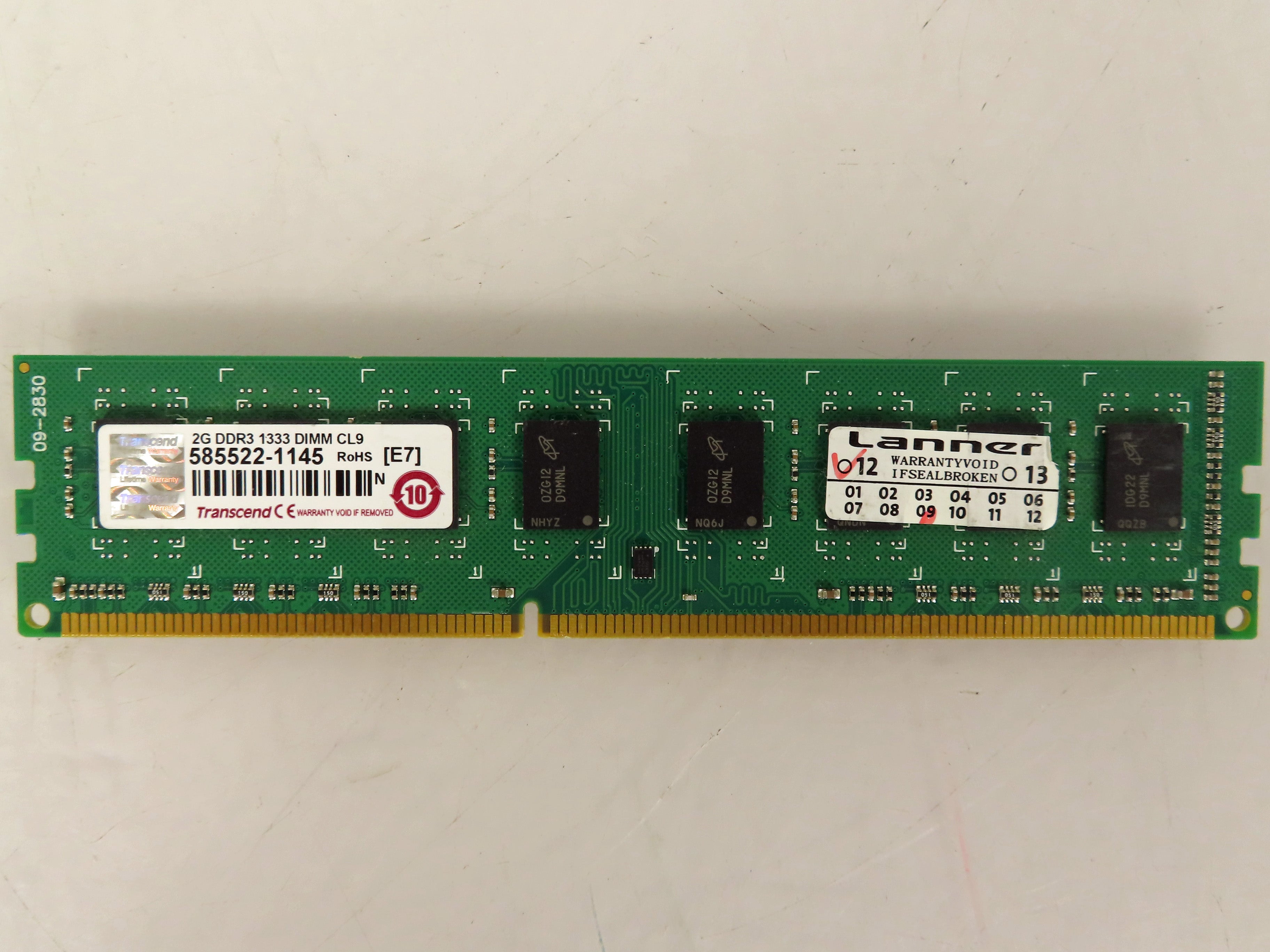 Assorted 2GB DDR3 1333 DIMM Desktop RAM