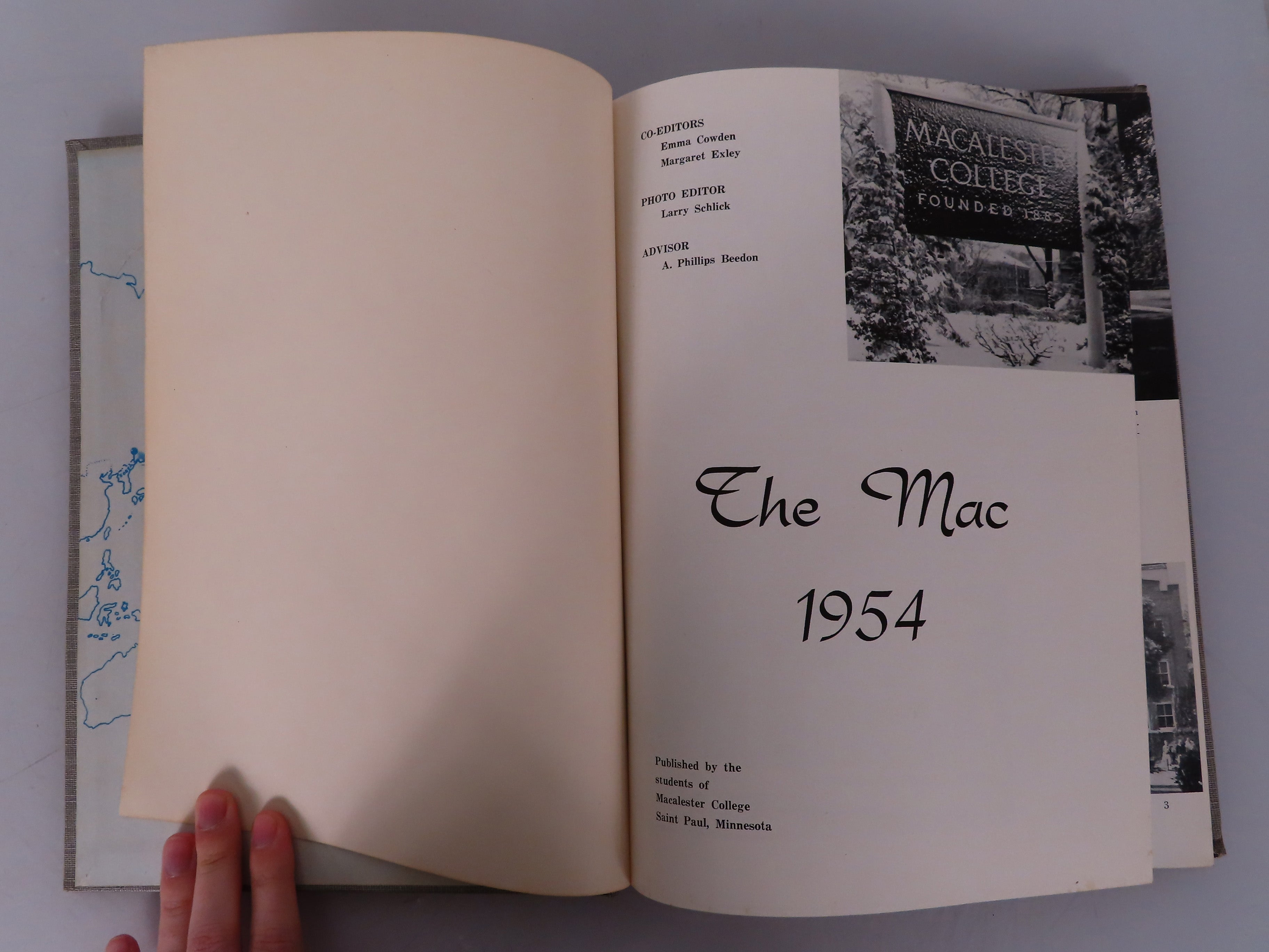 The Mac 1954 Yearbook Macalester College Saint Paul, Minnesota