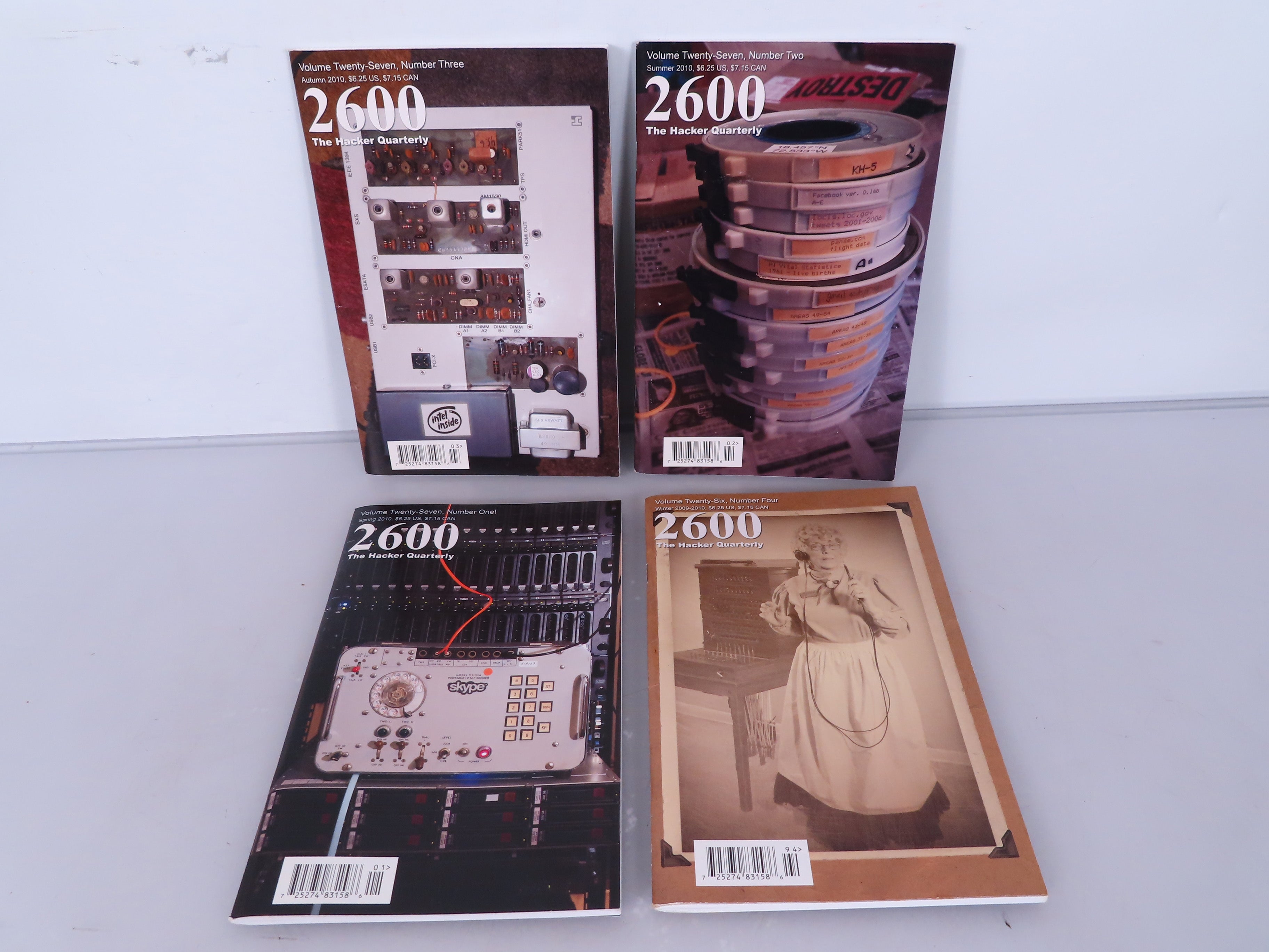 2600 The Hacker Quarterly Magazine Lot of 34 2002-2011