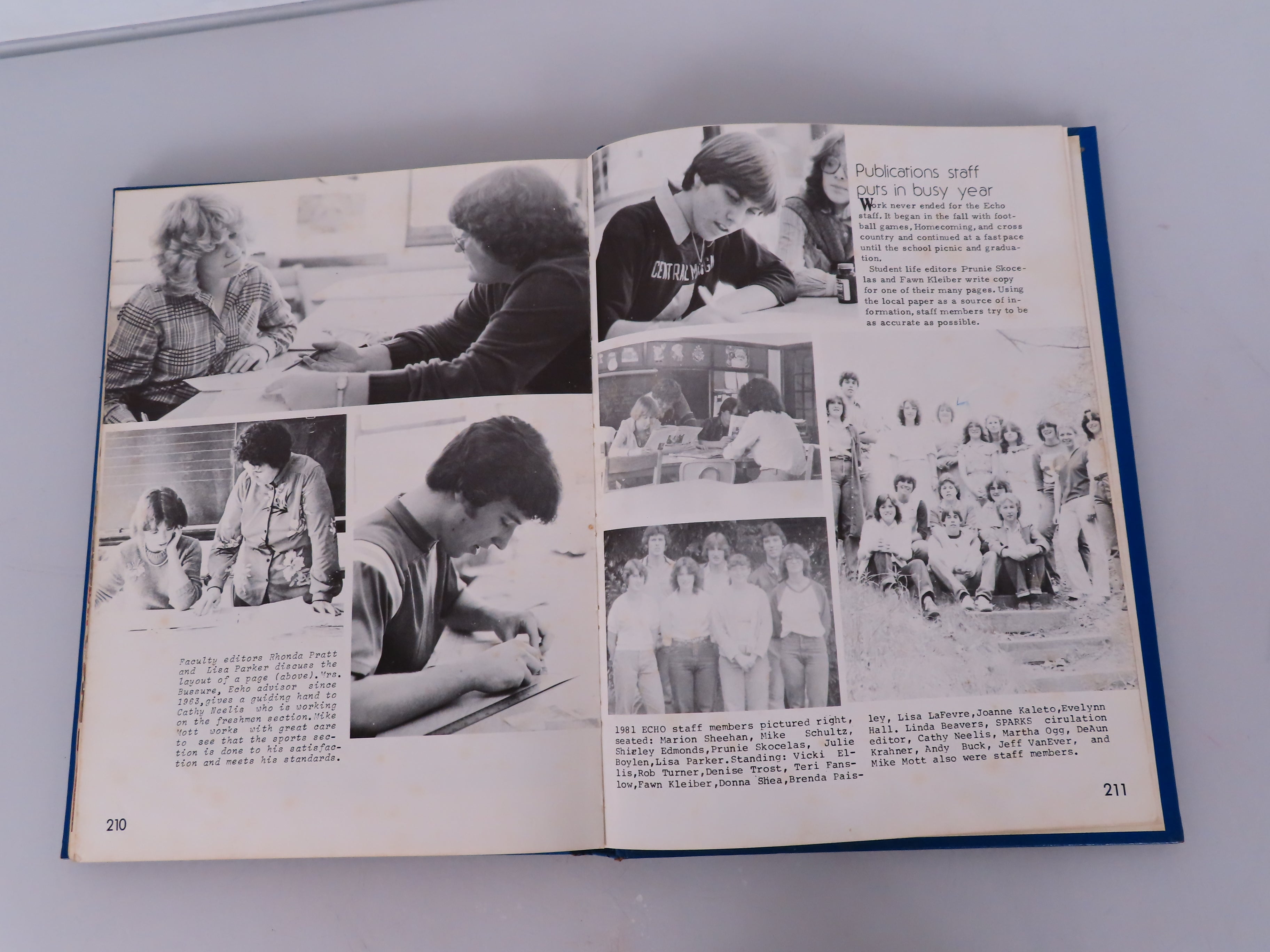 1981 Yearbook Gladwin High School Michigan