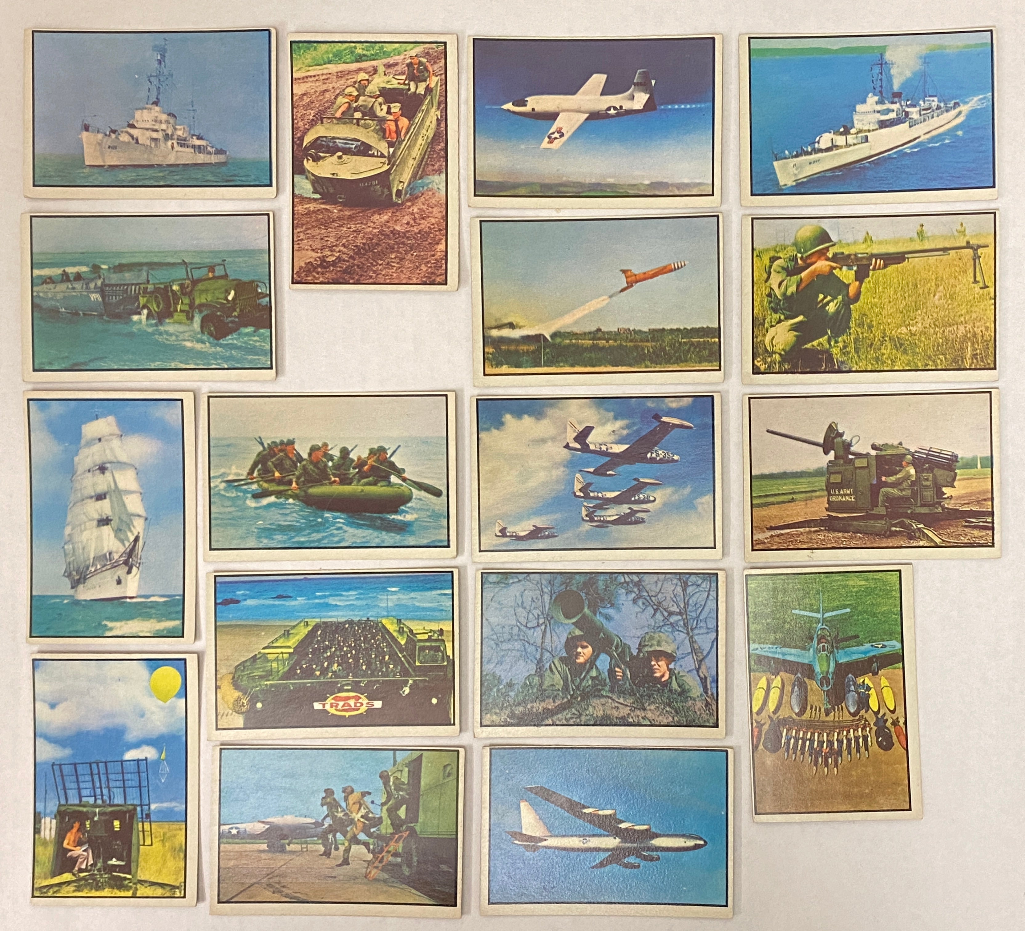 25 Power for Peace Trading Cards Bowman 1954