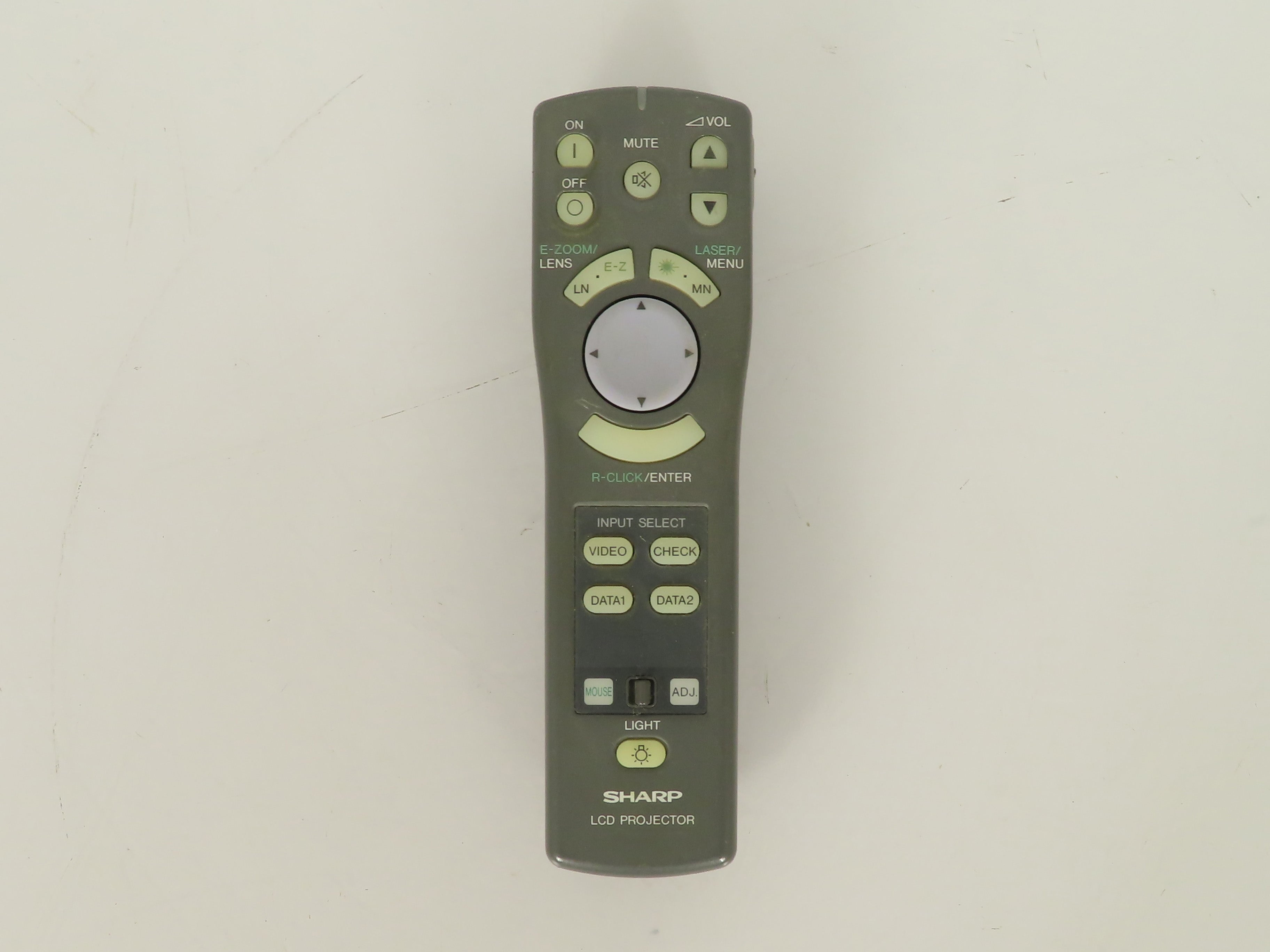 Sharp LCD Projector Remote G1392CESA