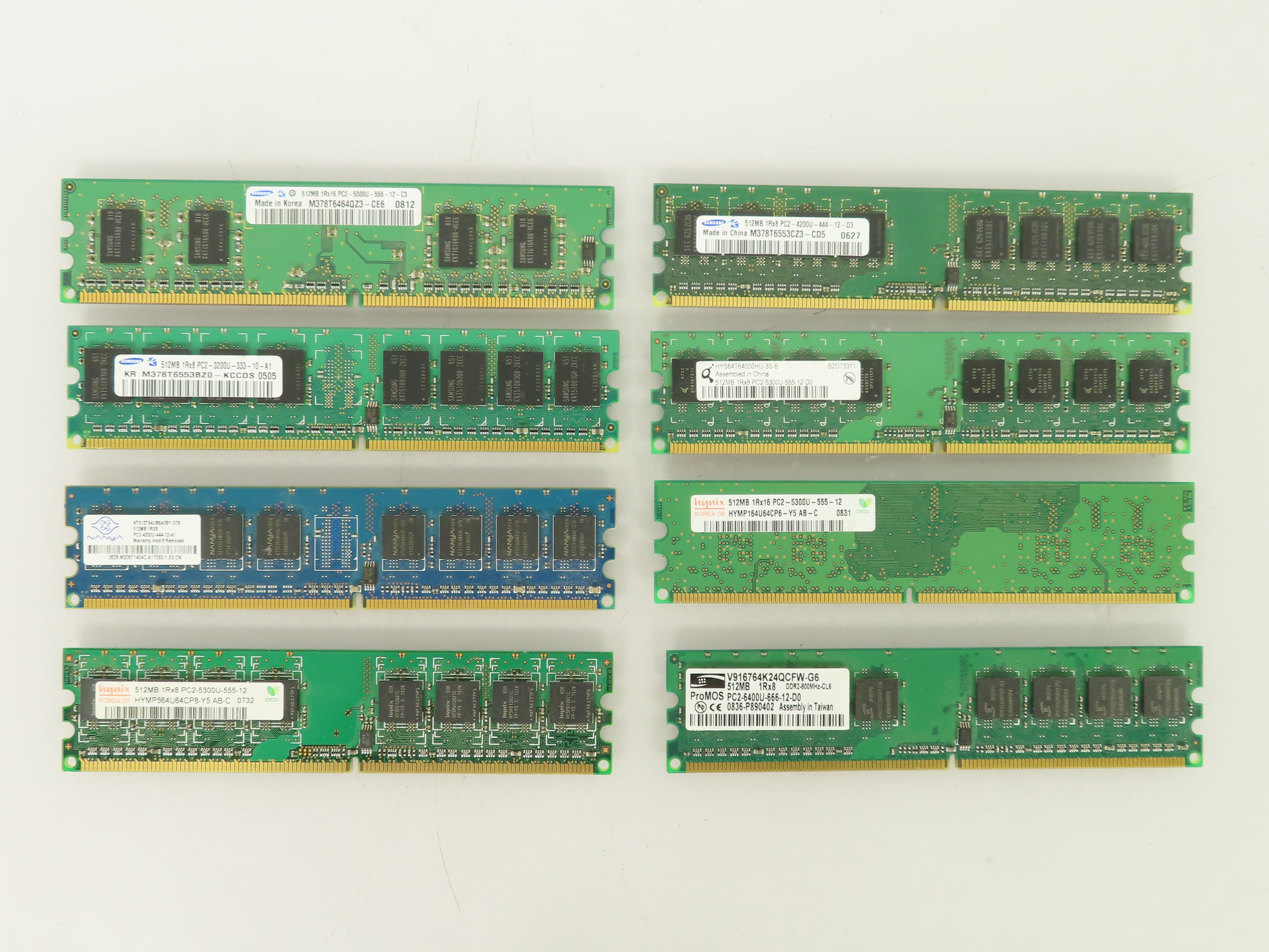 Assorted (1 x 512MB) DDR2 Desktop RAM