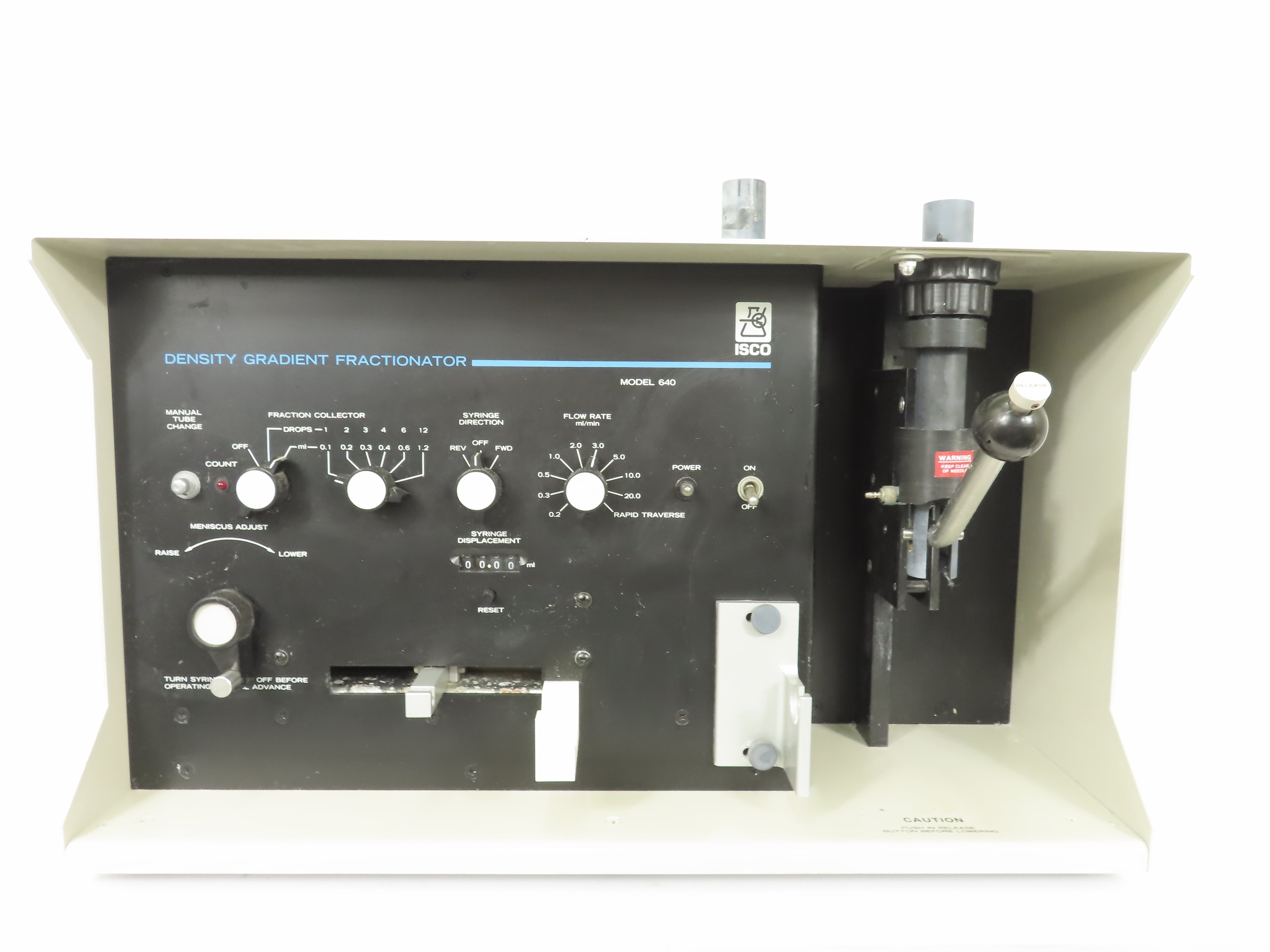 ISCO Teledyne Density Gradient Fractionator Collector Model 640 *For Parts Only*