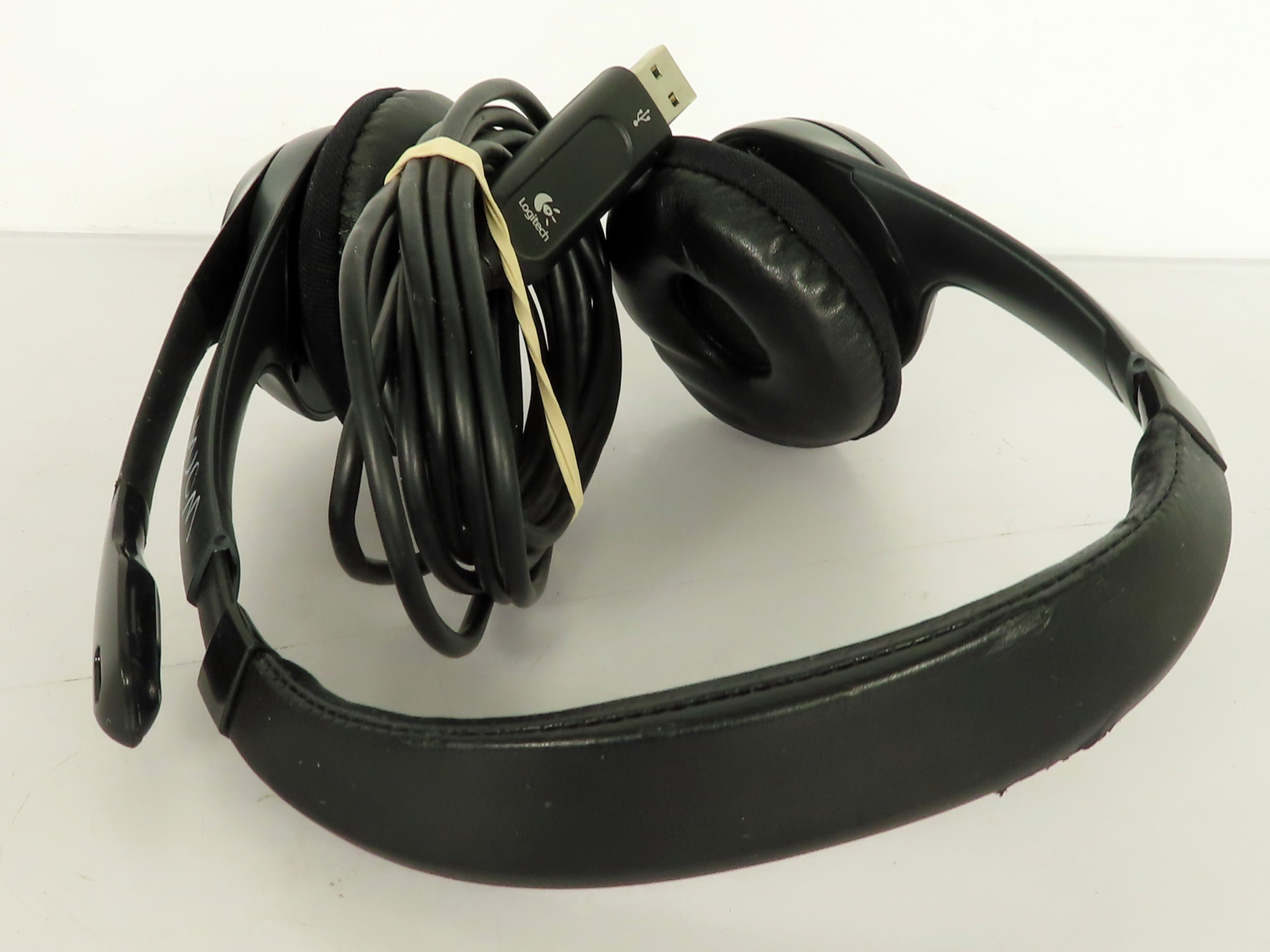 Logitech A-00008 Black 3.5mm Stereo Headset w/ Microphone