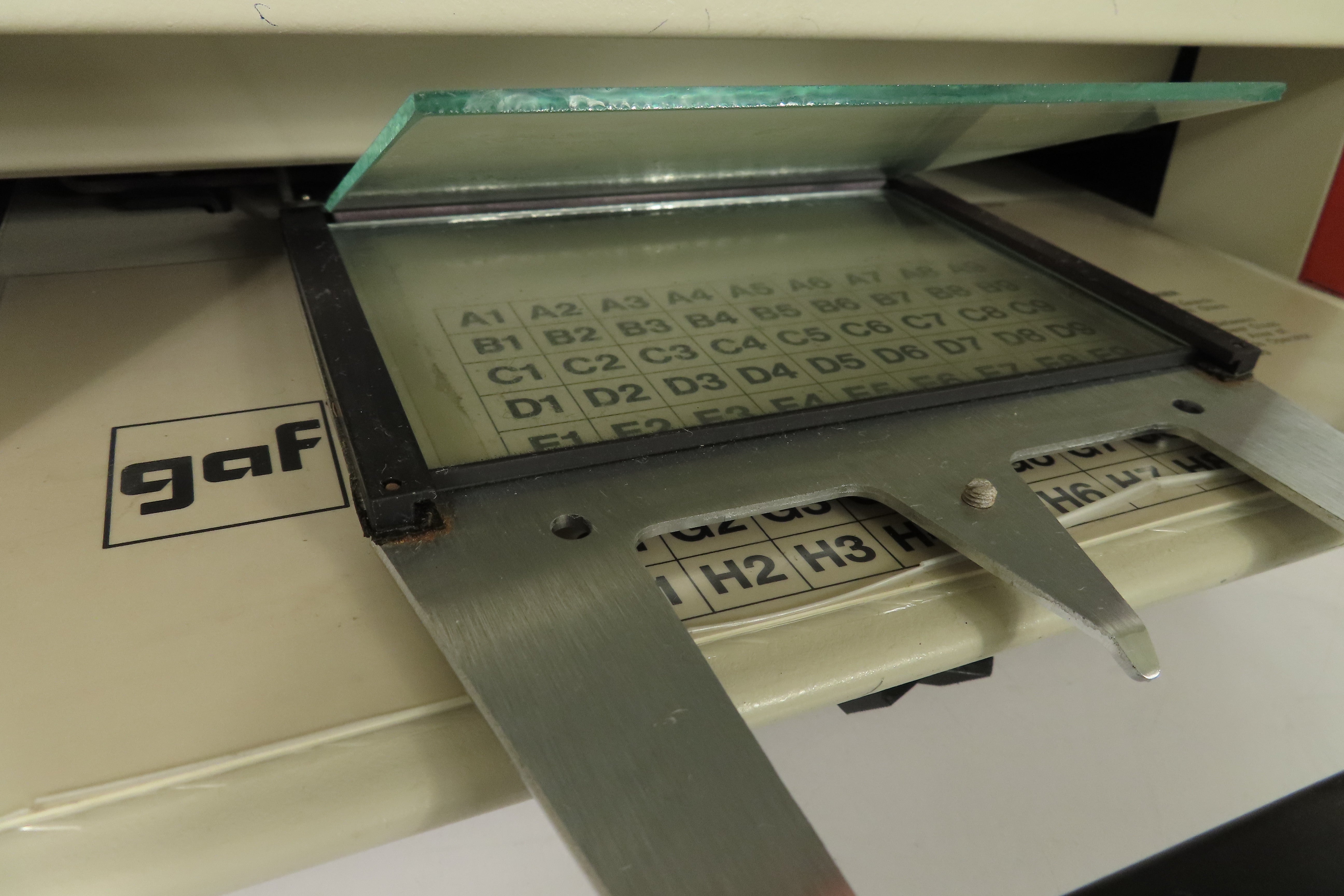 Vintage GAF 7700.DMR (704M) Microfiche Card Reader *For Parts or Repair*