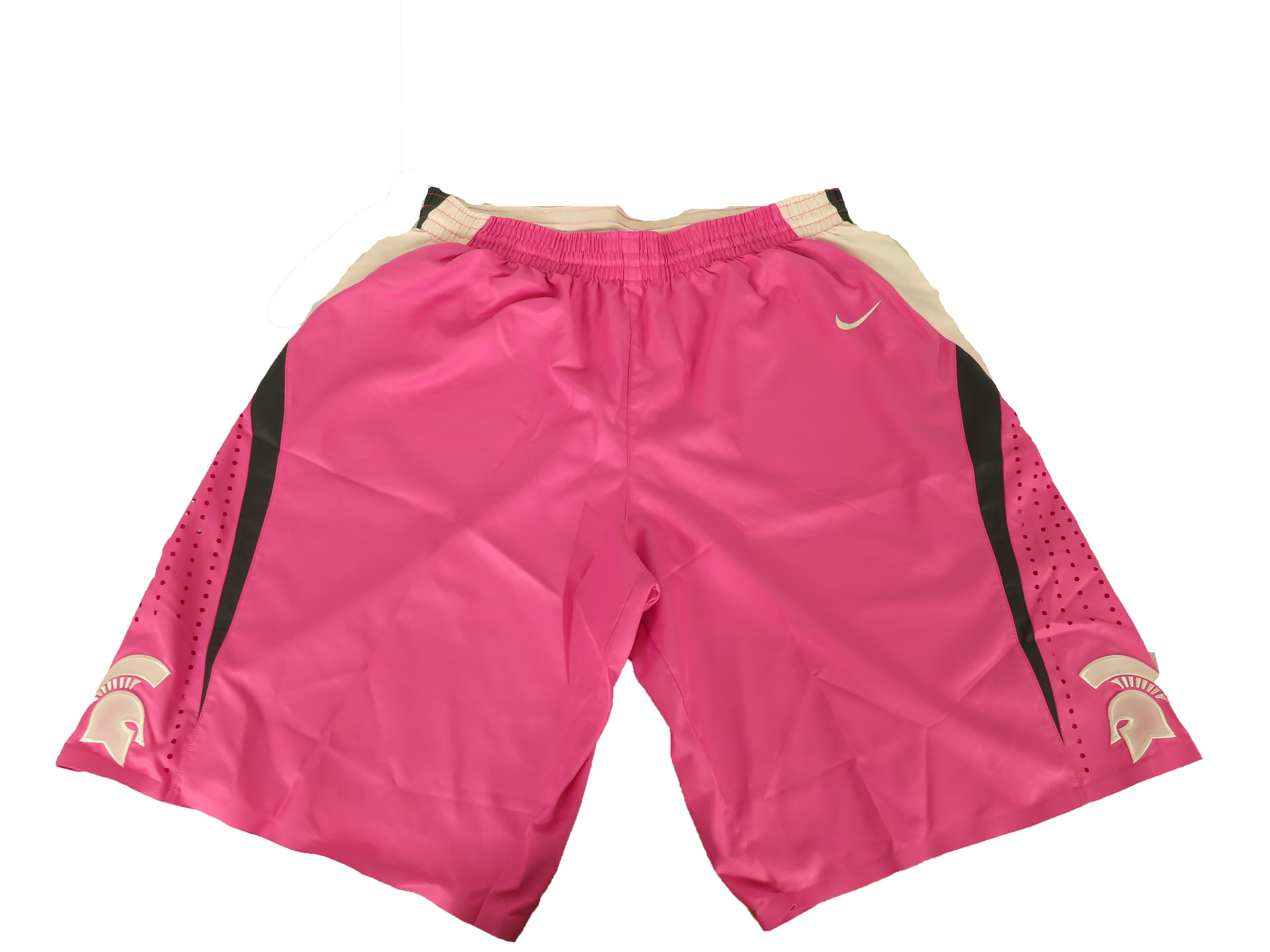 2012-2013 Nike Pink Authentic MSU Women's Basketball Shorts Size 36 +2L
