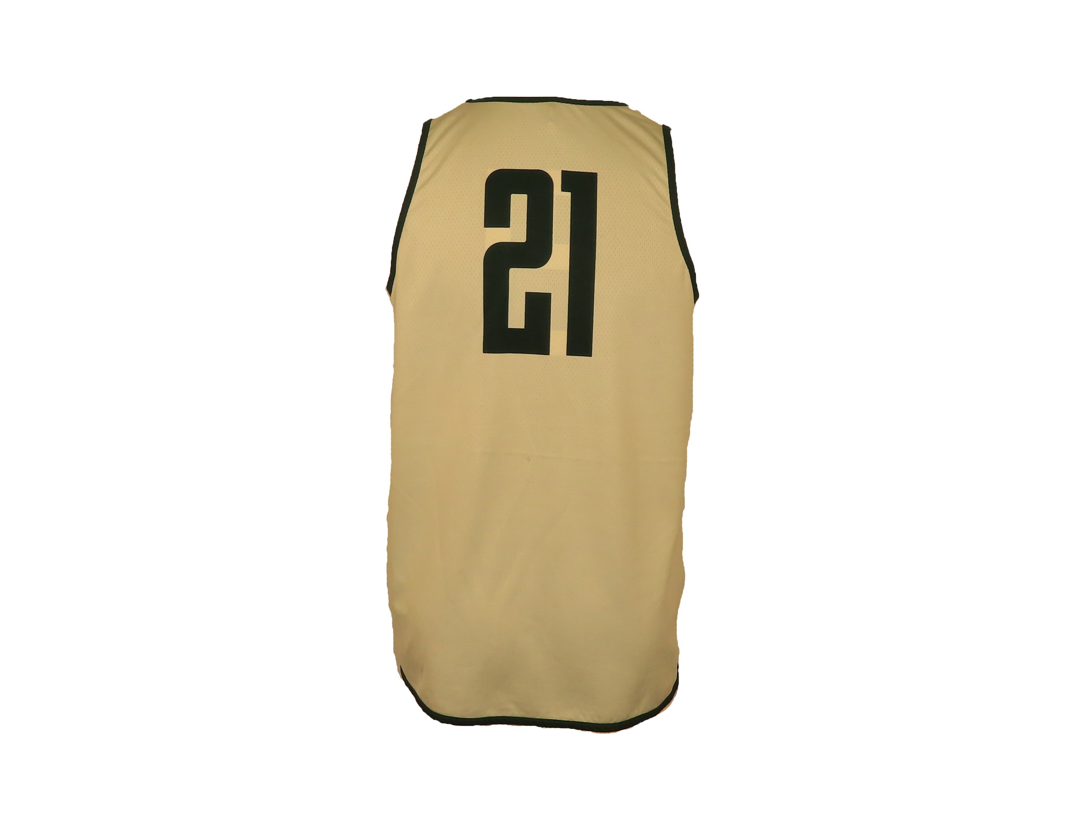 New Michigan State Spartans Men's Basketball Jersey Nike #21 WHITE GREEN XL