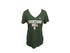 Nike Green Short Sleeve V-Neck T-Shirt Women's Size M
