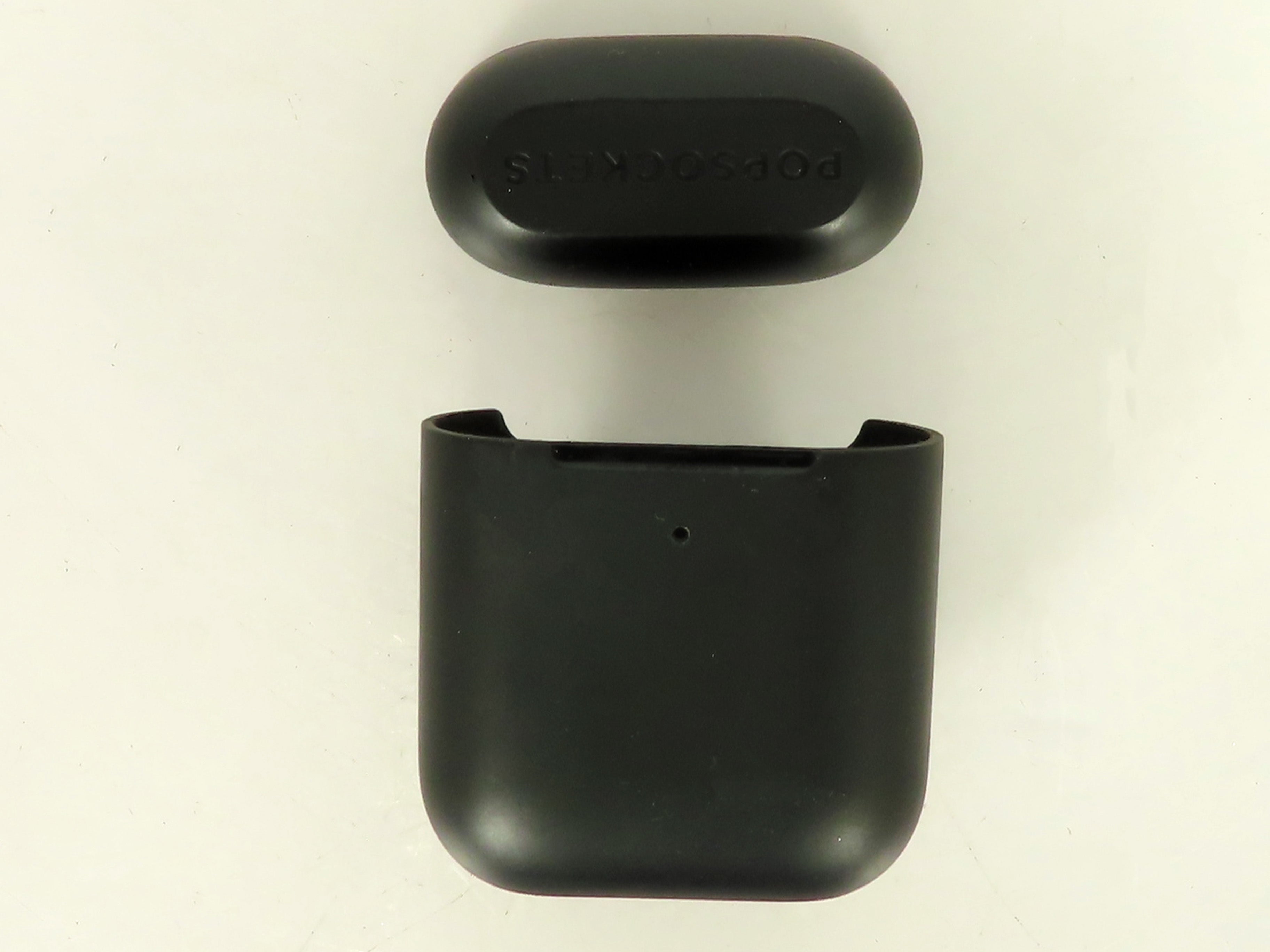 Apple AirPods 1/2 Popsockets Silicone Case - Black