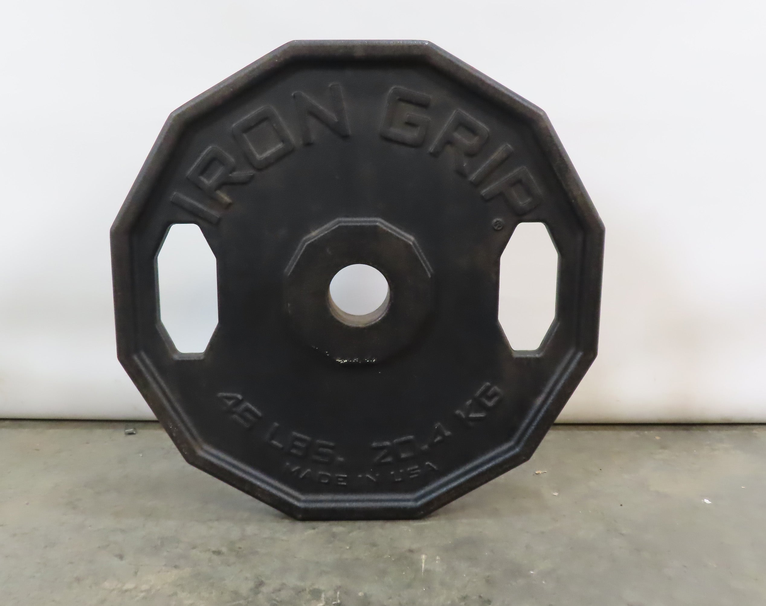 Iron Grip 45lb Weight Plate USA Made