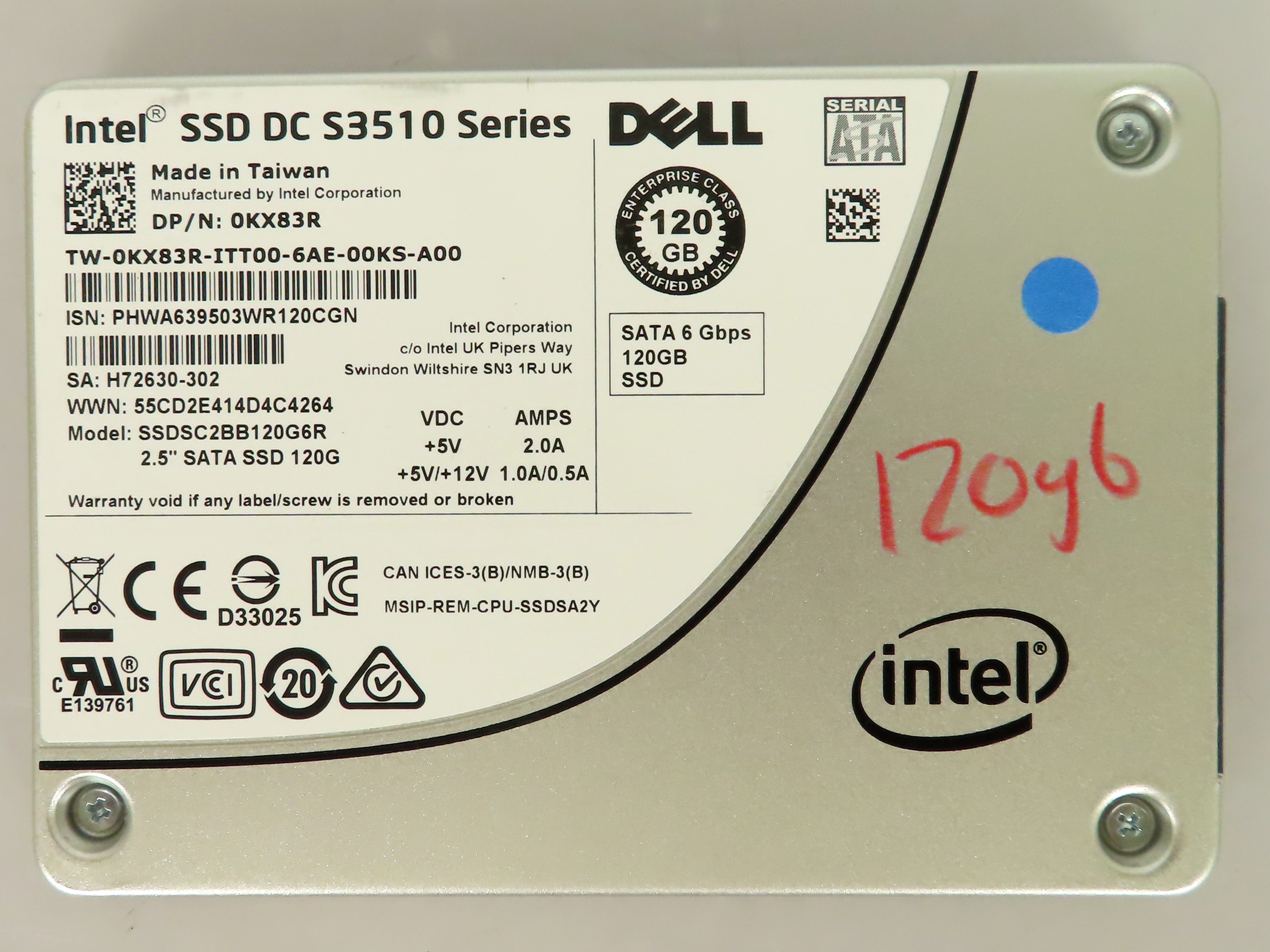 120GB SSD SATA 2.5" Solid State Drive
