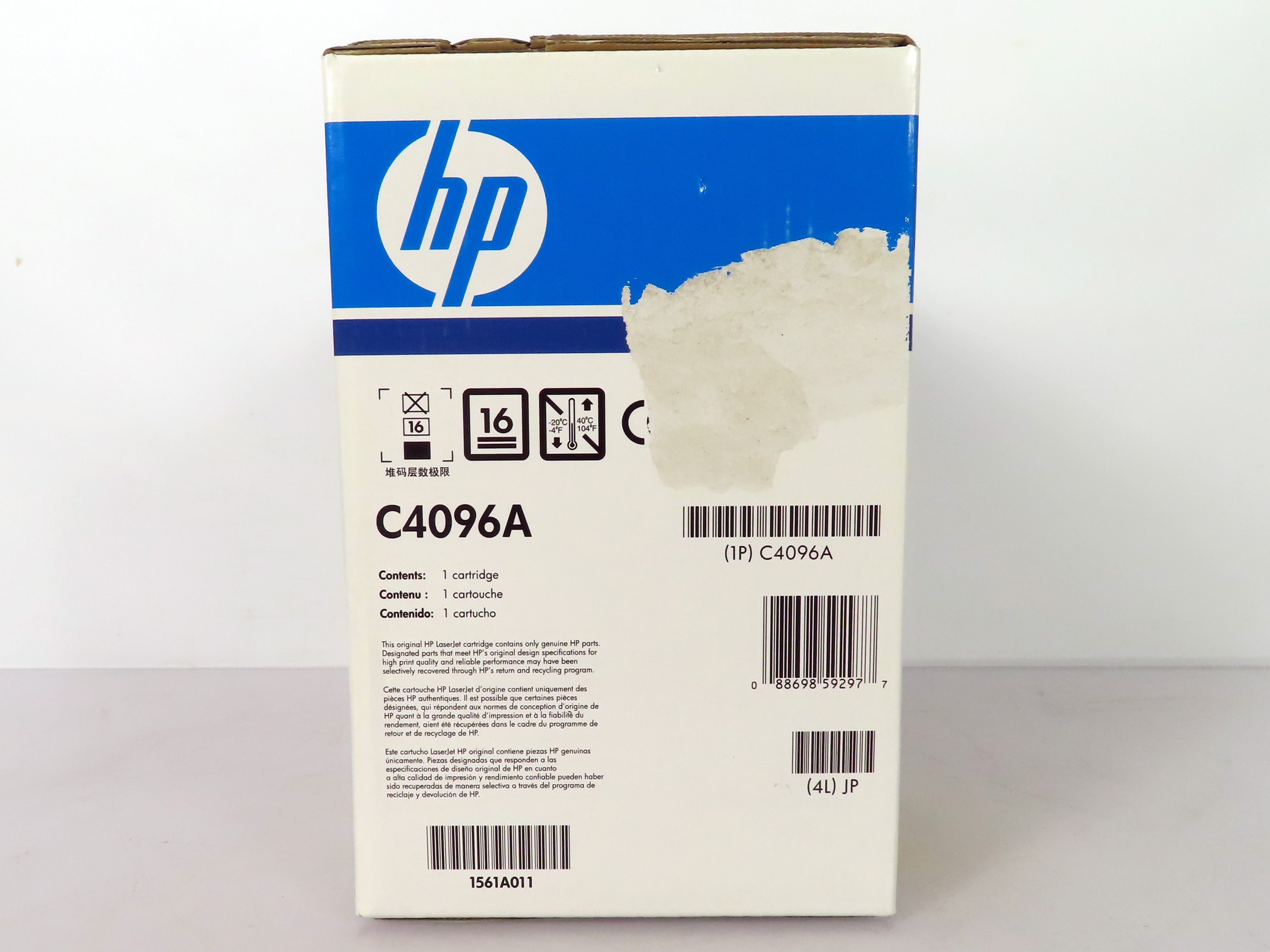 HP C4096A 96A Black Toner Cartridge