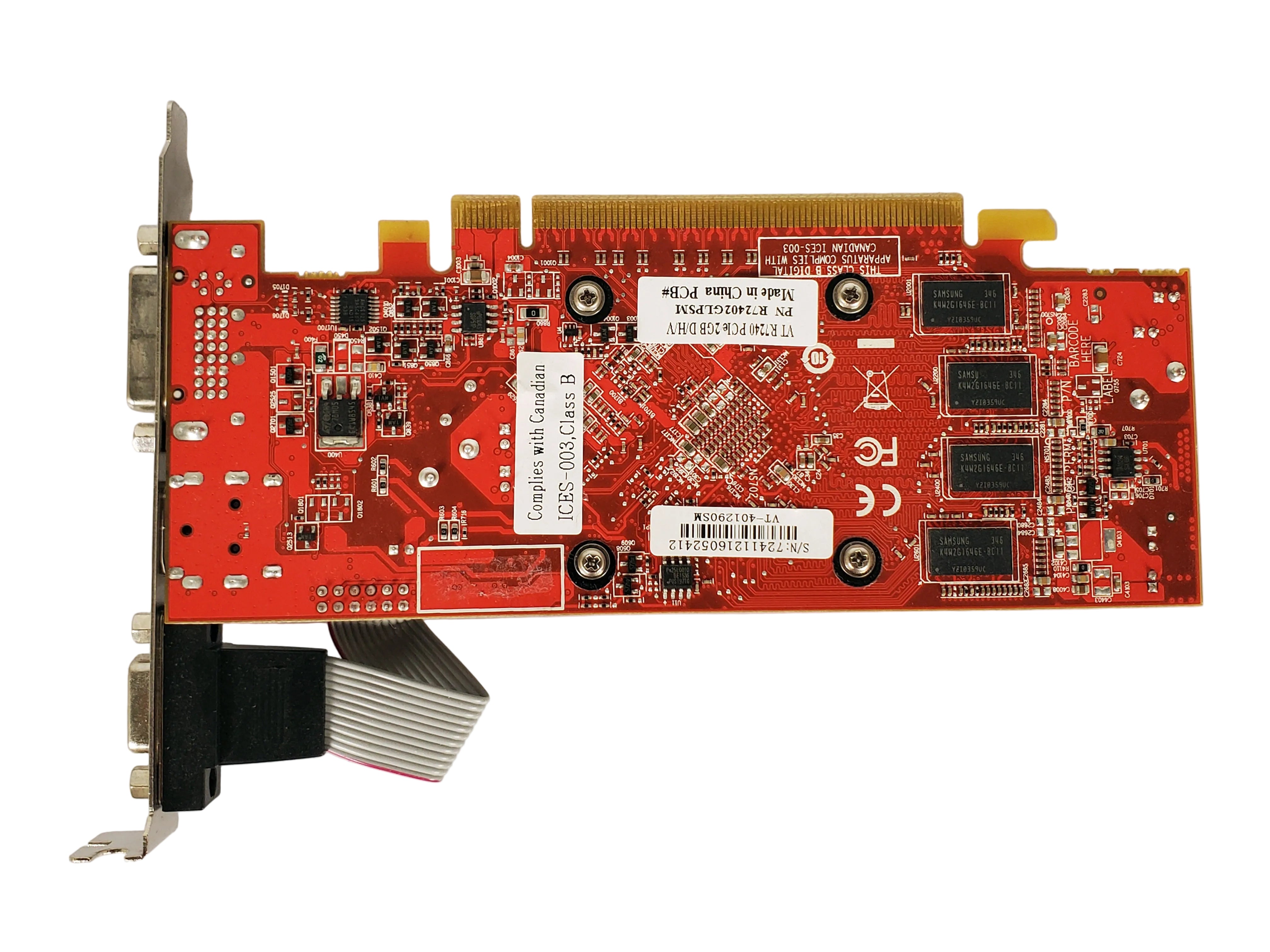 AMD Radeon R7 240 EO-R7240D3-V10 2GB PCI-E Video Graphics Card
