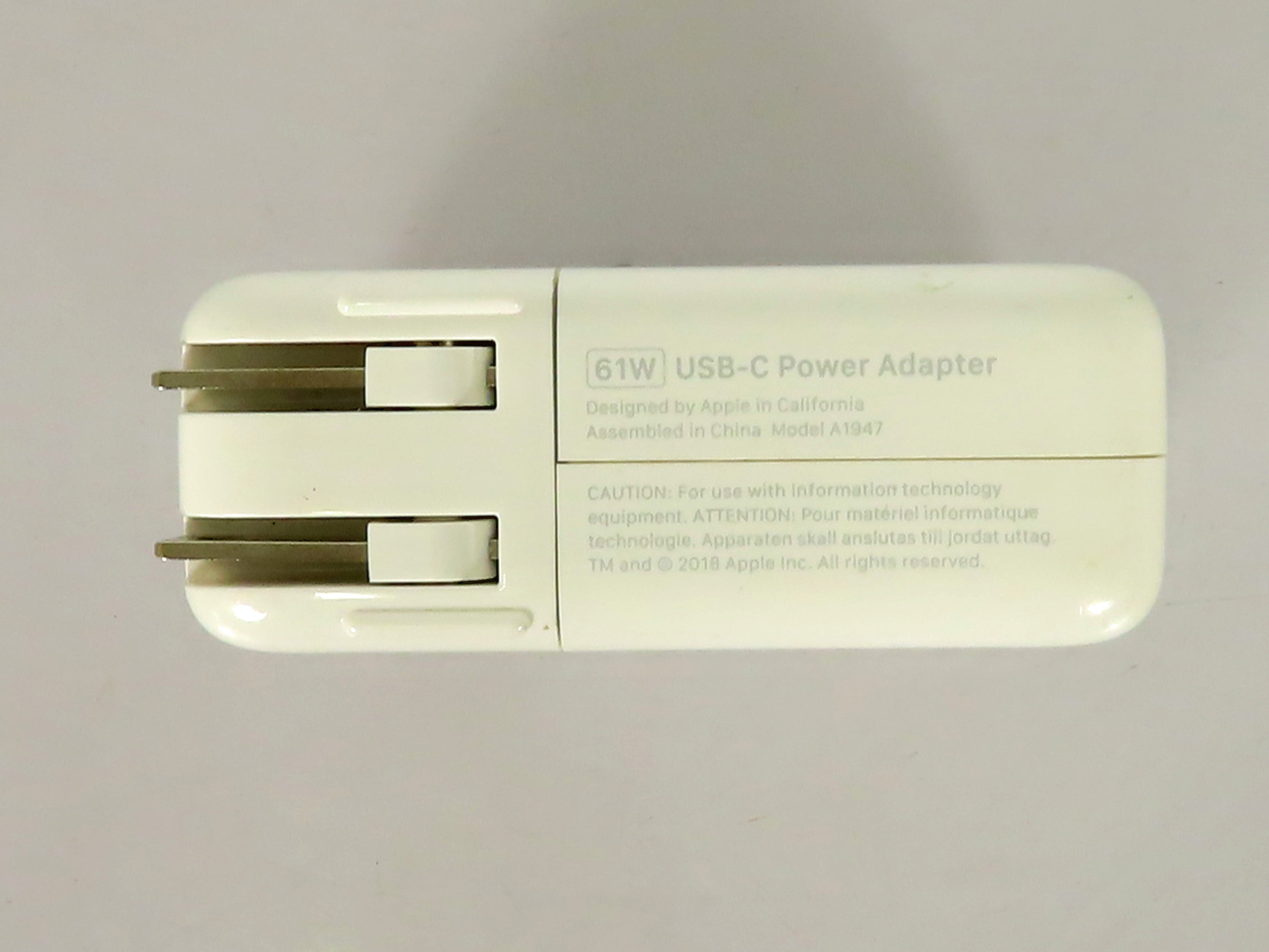 Apple Mac 61W Power Adapter A1947 *No Cable*