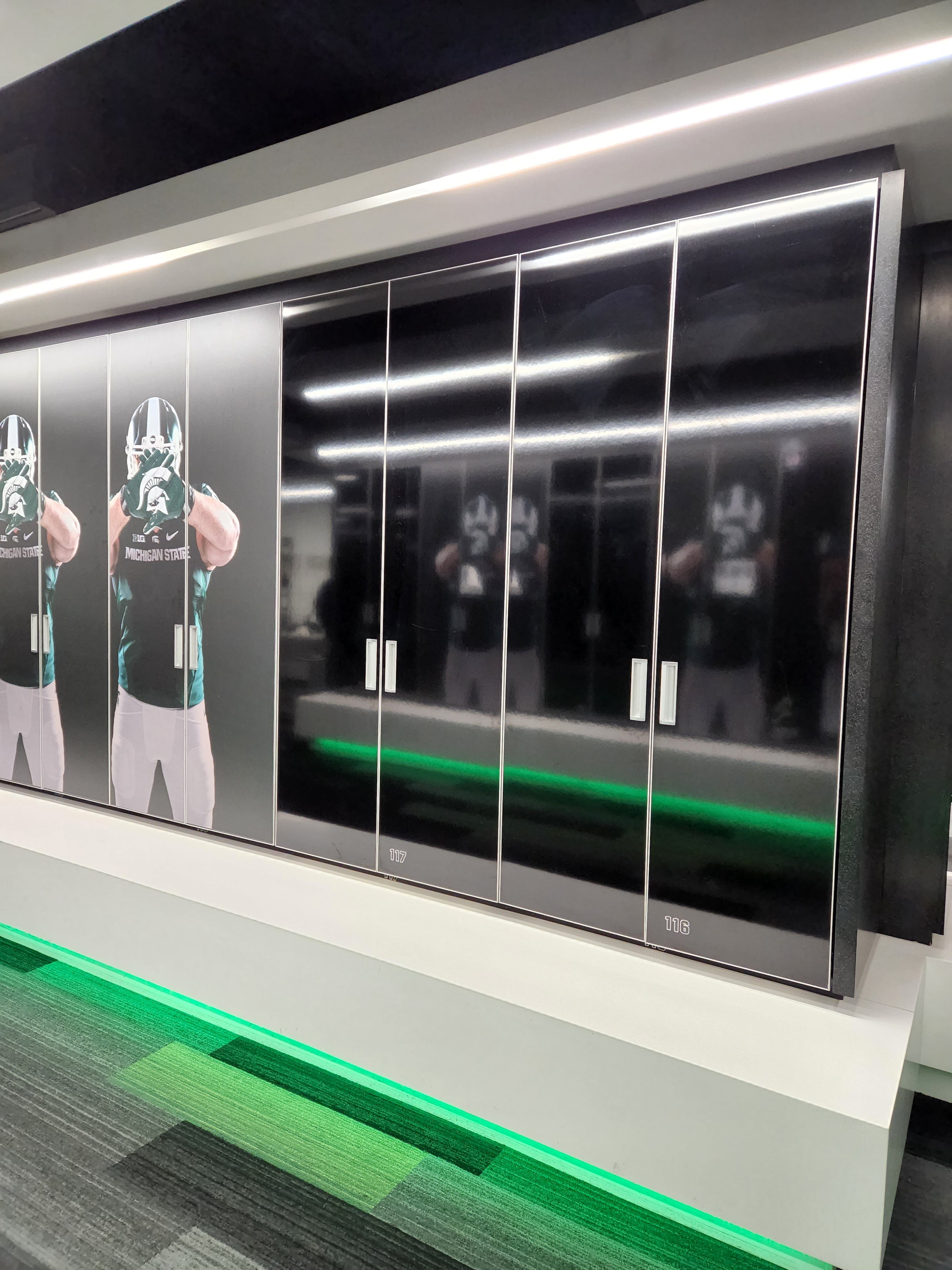 Black Football Equipment Locker